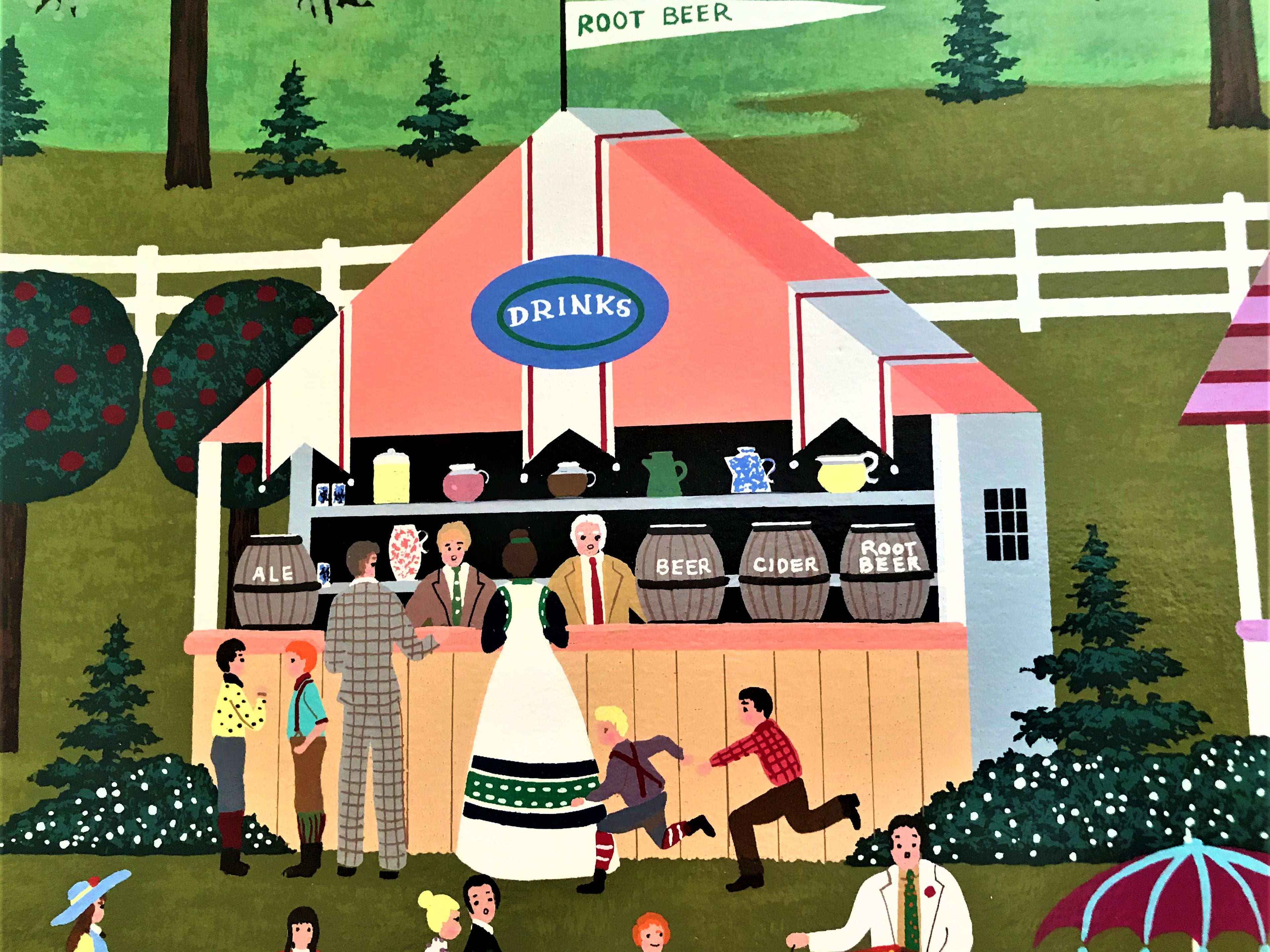 Ice Cream Special Jane Wooster Scott Serigraph Print Artist Hand Signed and AP Numbered
