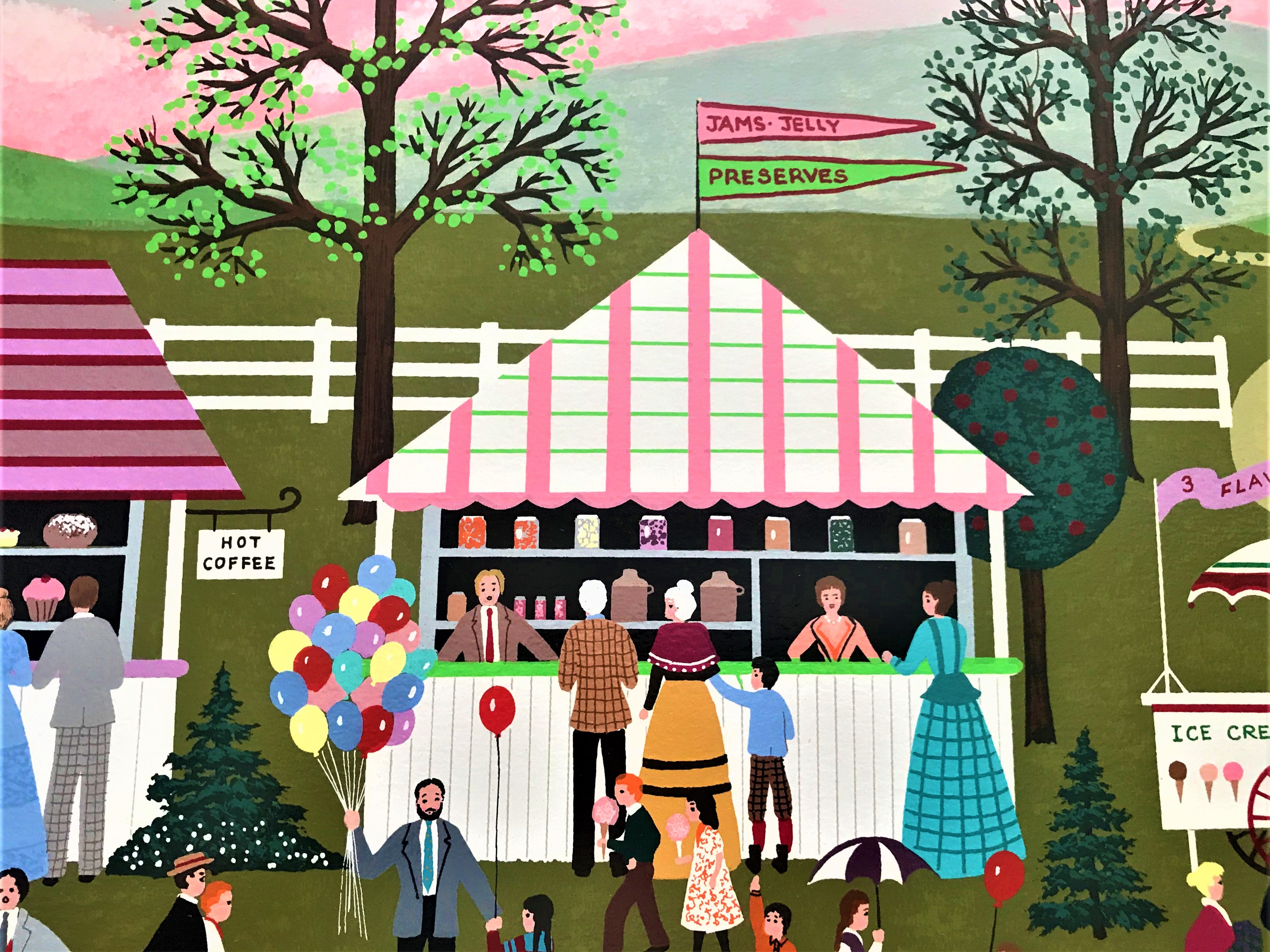 Ice Cream Special Jane Wooster Scott Serigraph Print Artist Hand Signed and AP Numbered