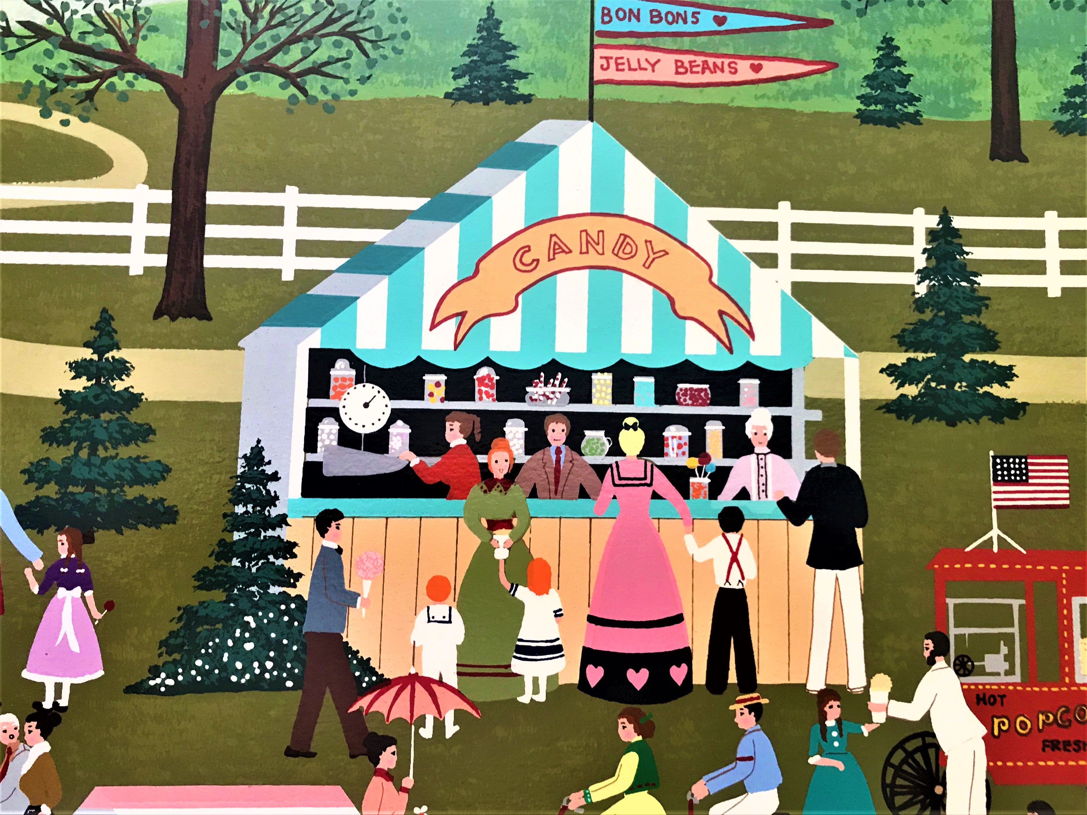 Ice Cream Special Jane Wooster Scott Serigraph Print Artist Hand Signed and AP Numbered