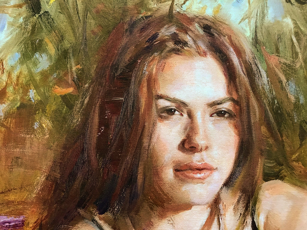 In the Field Vidan Vittorio Dangelico Canvas Giclée Print Artist Hand Signed and Numbered