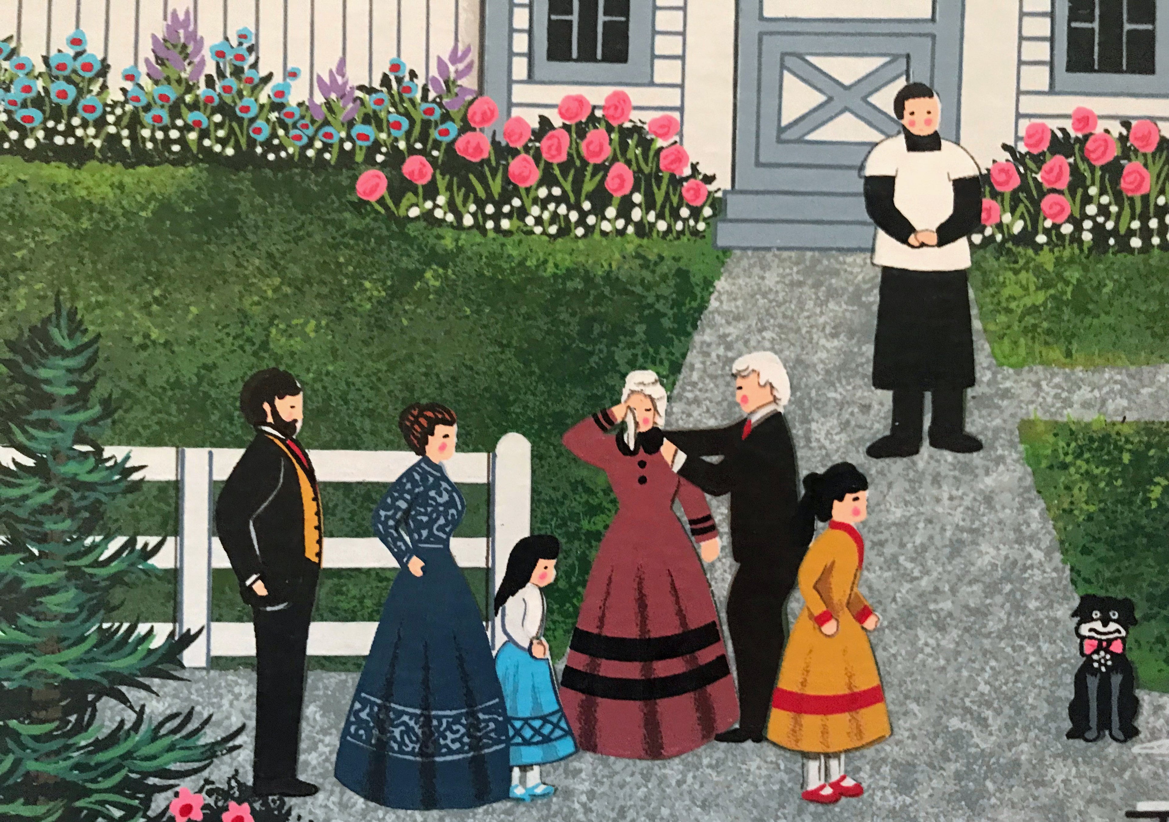 A Moment to Cherish Jane Wooster Scott Serigraph with Color Remarque Artist Hand Signed and Numbered