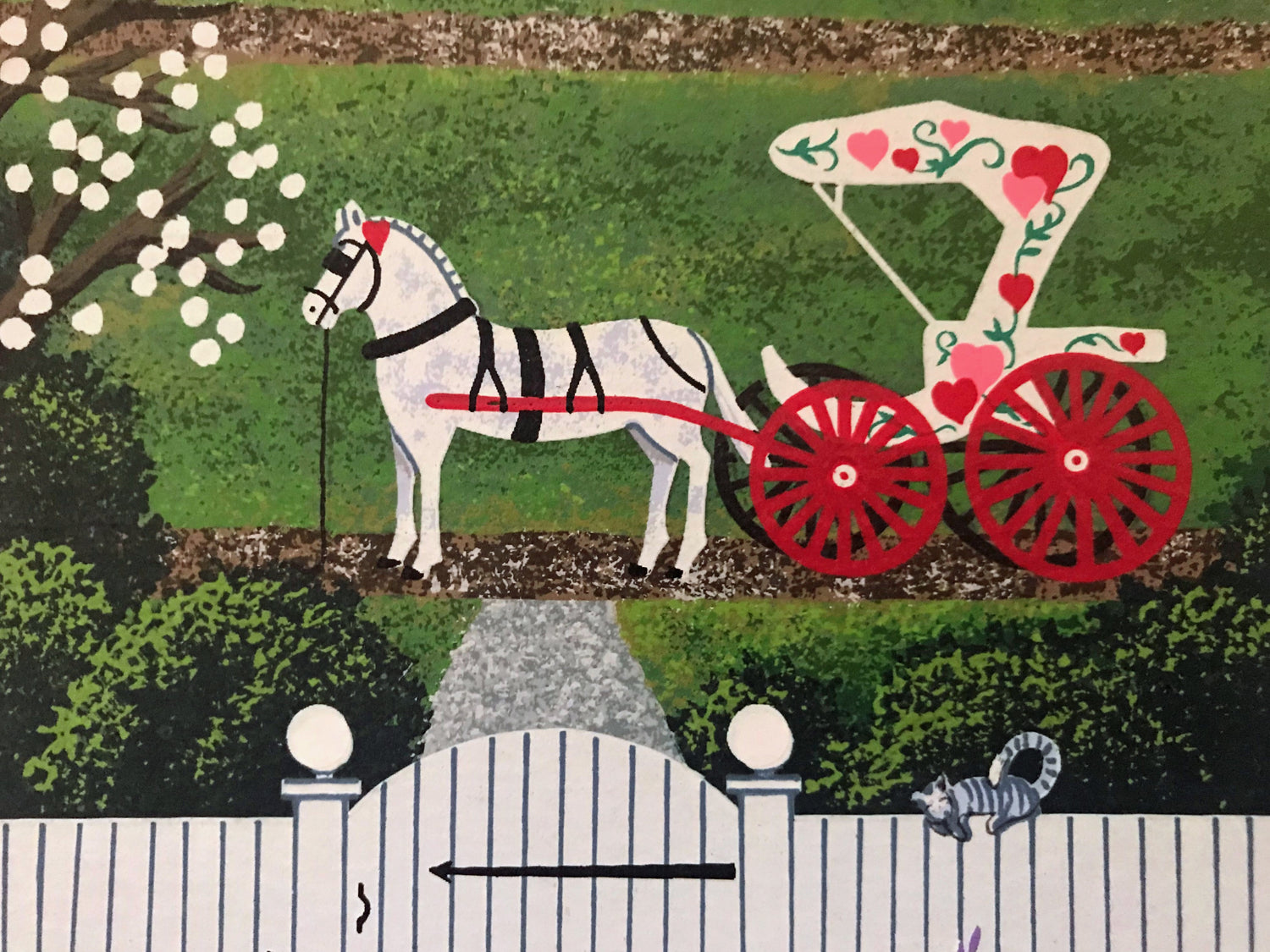 A Moment to Cherish Jane Wooster Scott Serigraph with Remarque Artist Hand Signed and Numbered