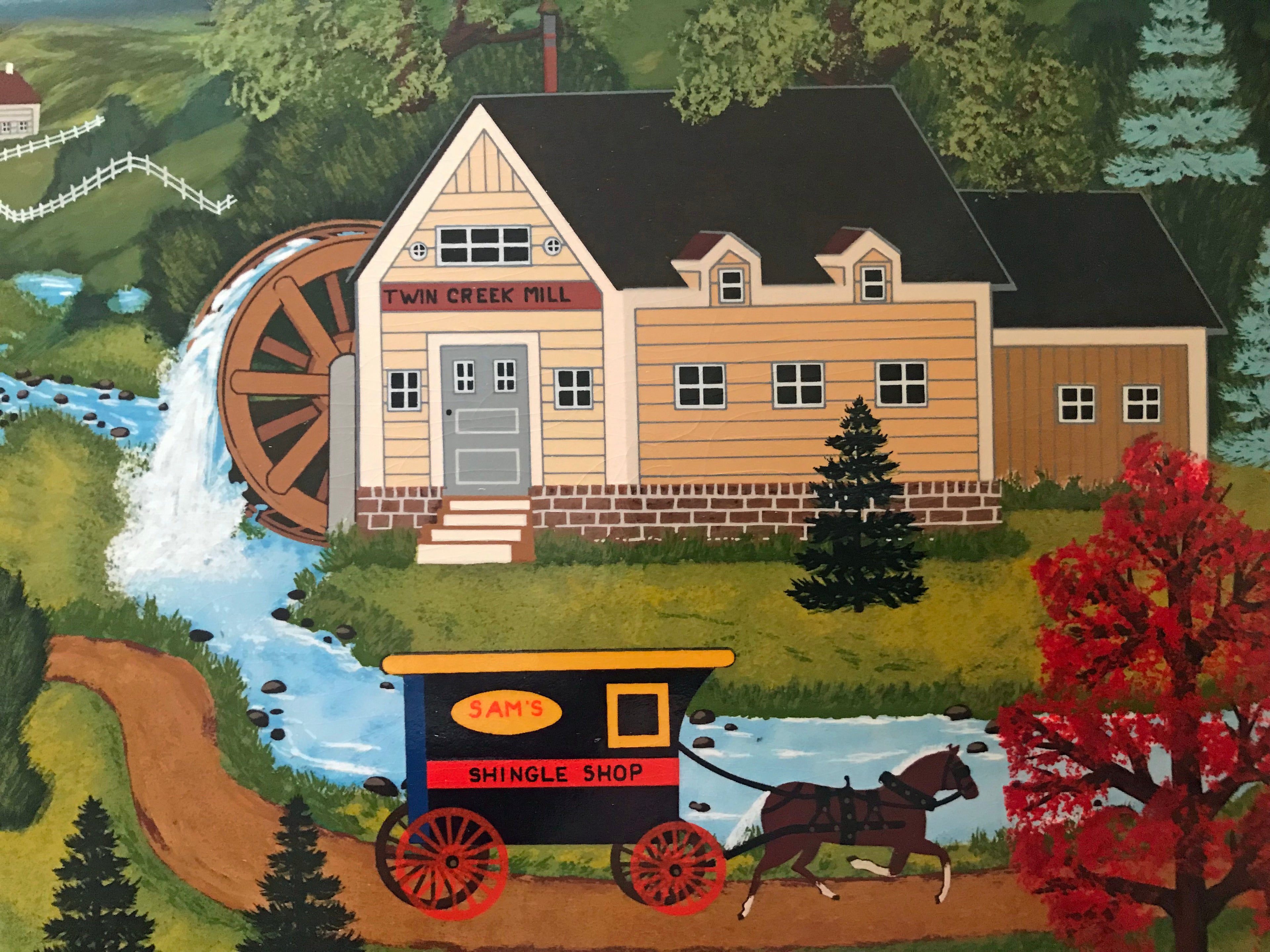 Good Neighbor Jane Wooster Scott Serigraph Print Artist Hand Signed and Numbered