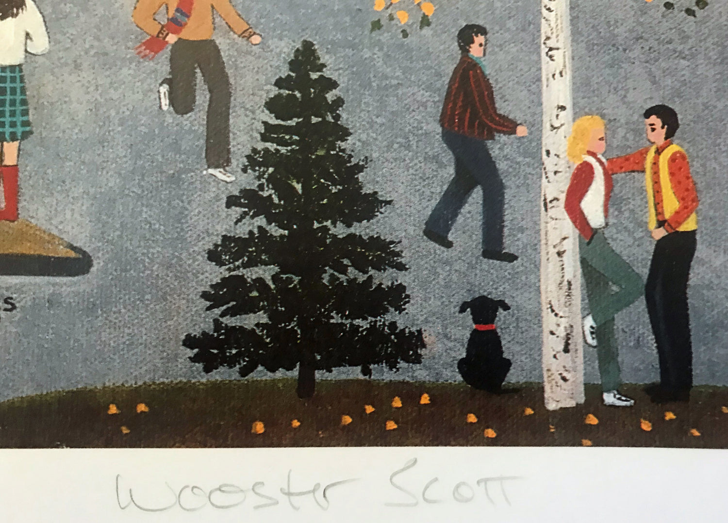 Sun Valley School Days Jane Wooster Scott Lithograph Print Artist Hand Signed and Numbered