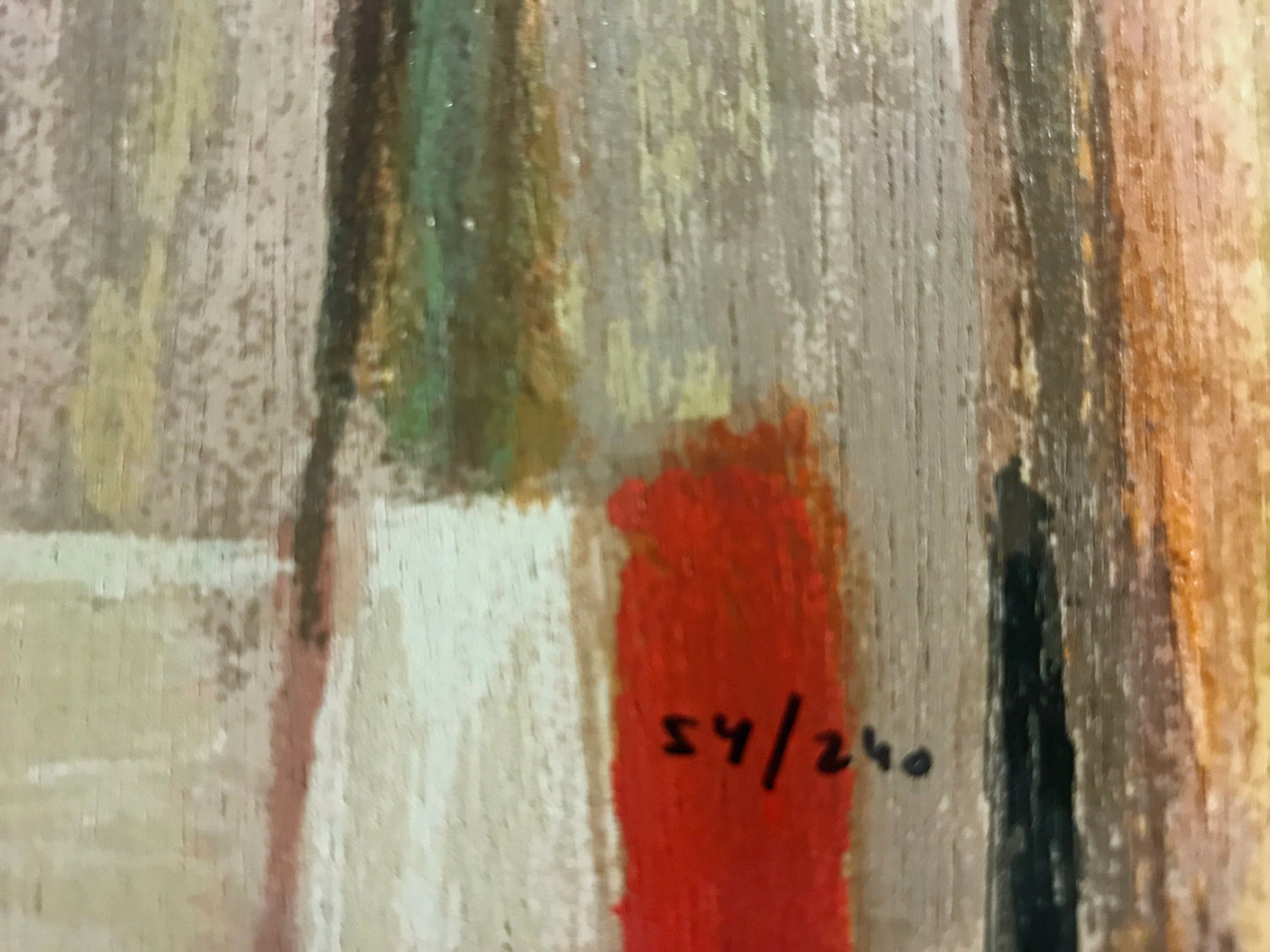 Matinee I Yuri Tremler Serigraph Print on Wood Panel Artist Hand Signed and Numbered