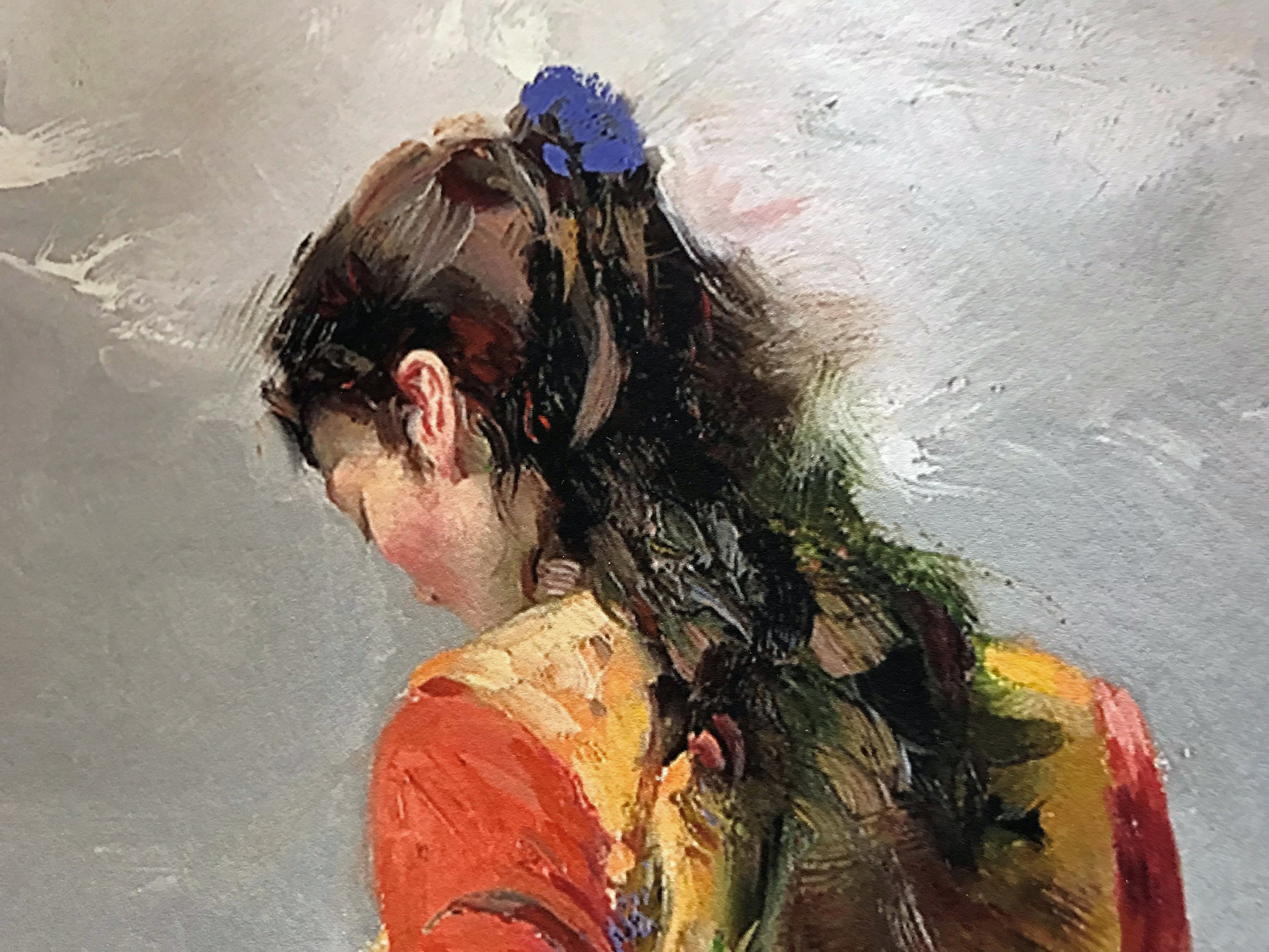 Beachwalk Pino Daeni Giclée Print Artist Hand Signed and Numbered