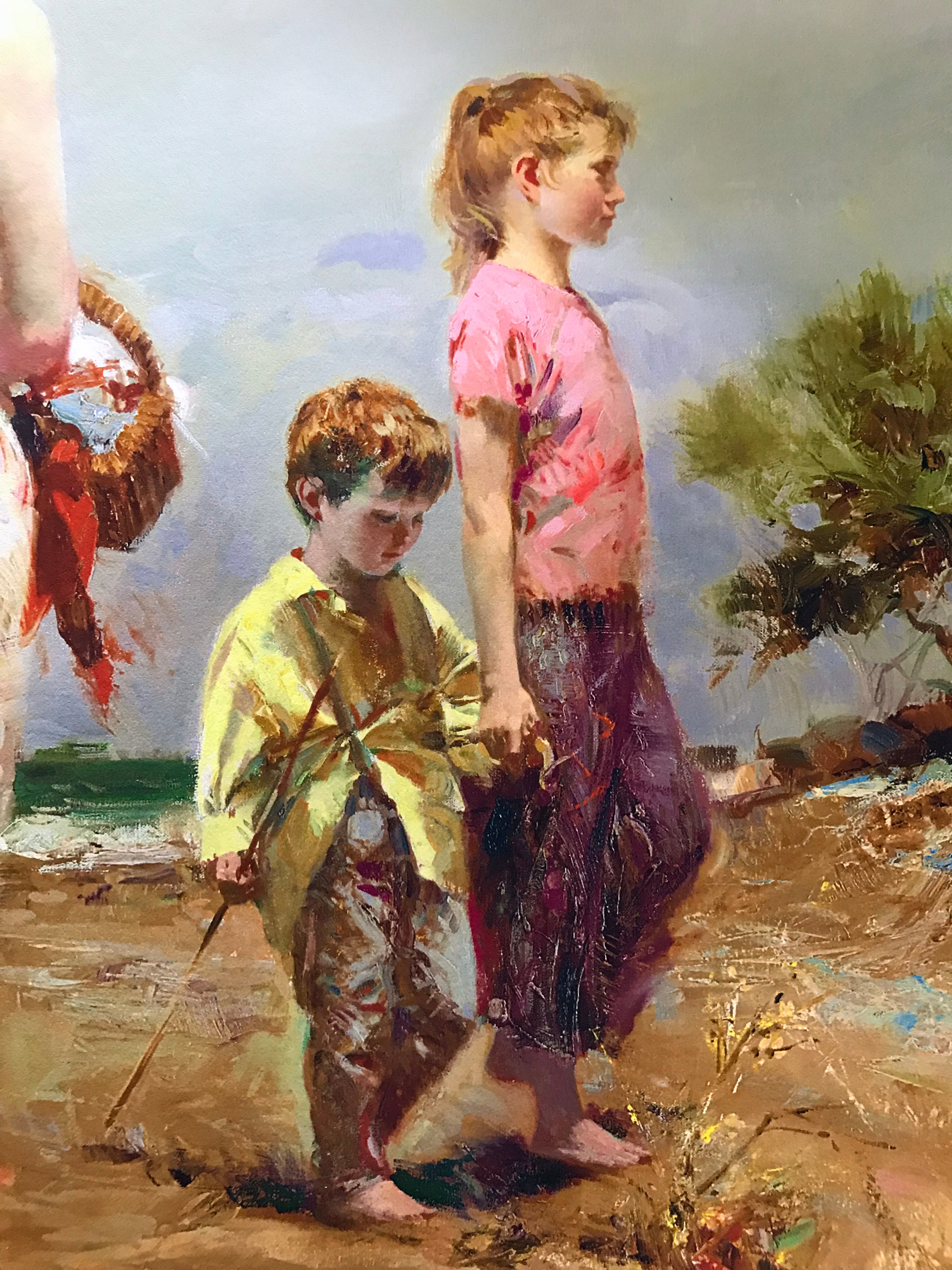 Mediterranean Breeze Pino Daeni Giclée Print Artist Hand Signed and Numbered