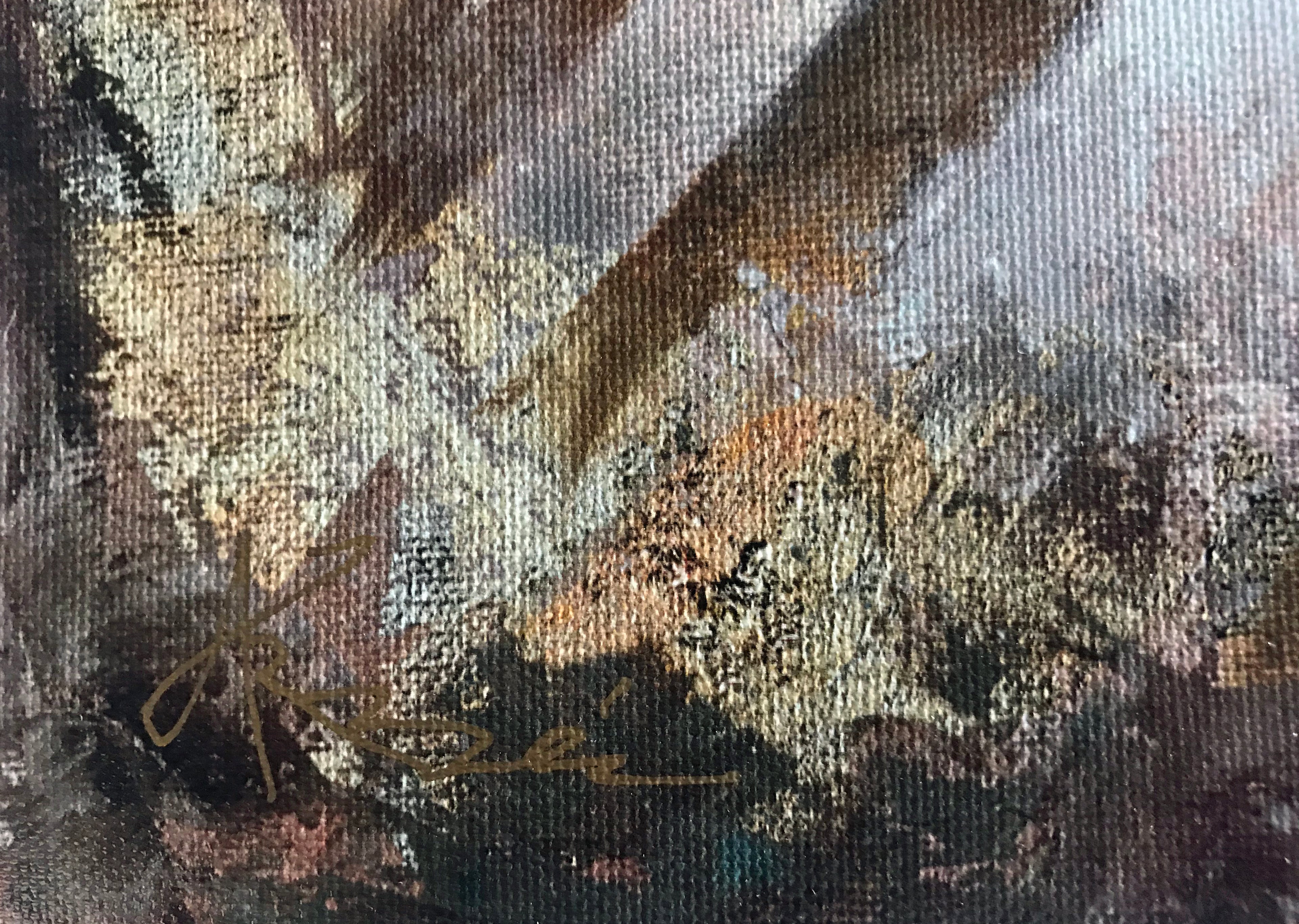 Music of the Mind Arbe Ara Berberyan Canvas Giclée Print Artist Hand Signed and Numbered