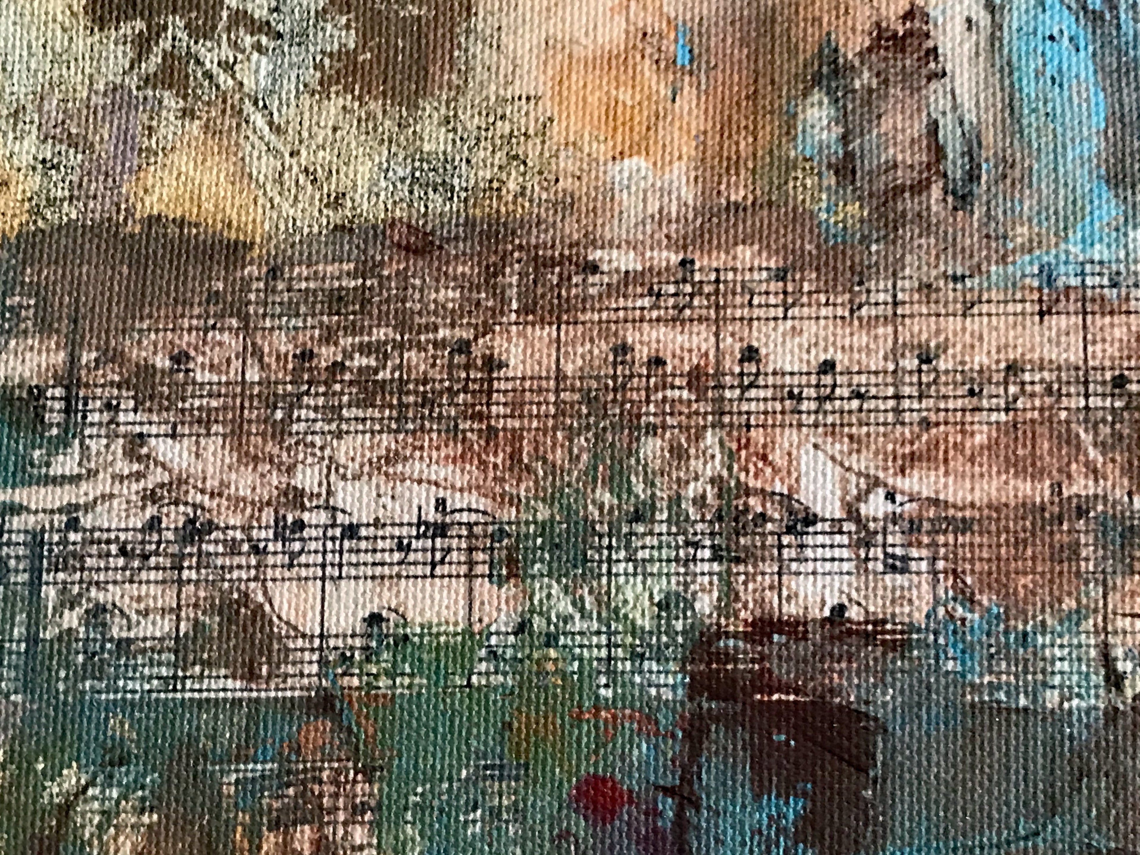 Music of the Mind Arbe Ara Berberyan Canvas Giclée Print Artist Hand Signed and Numbered