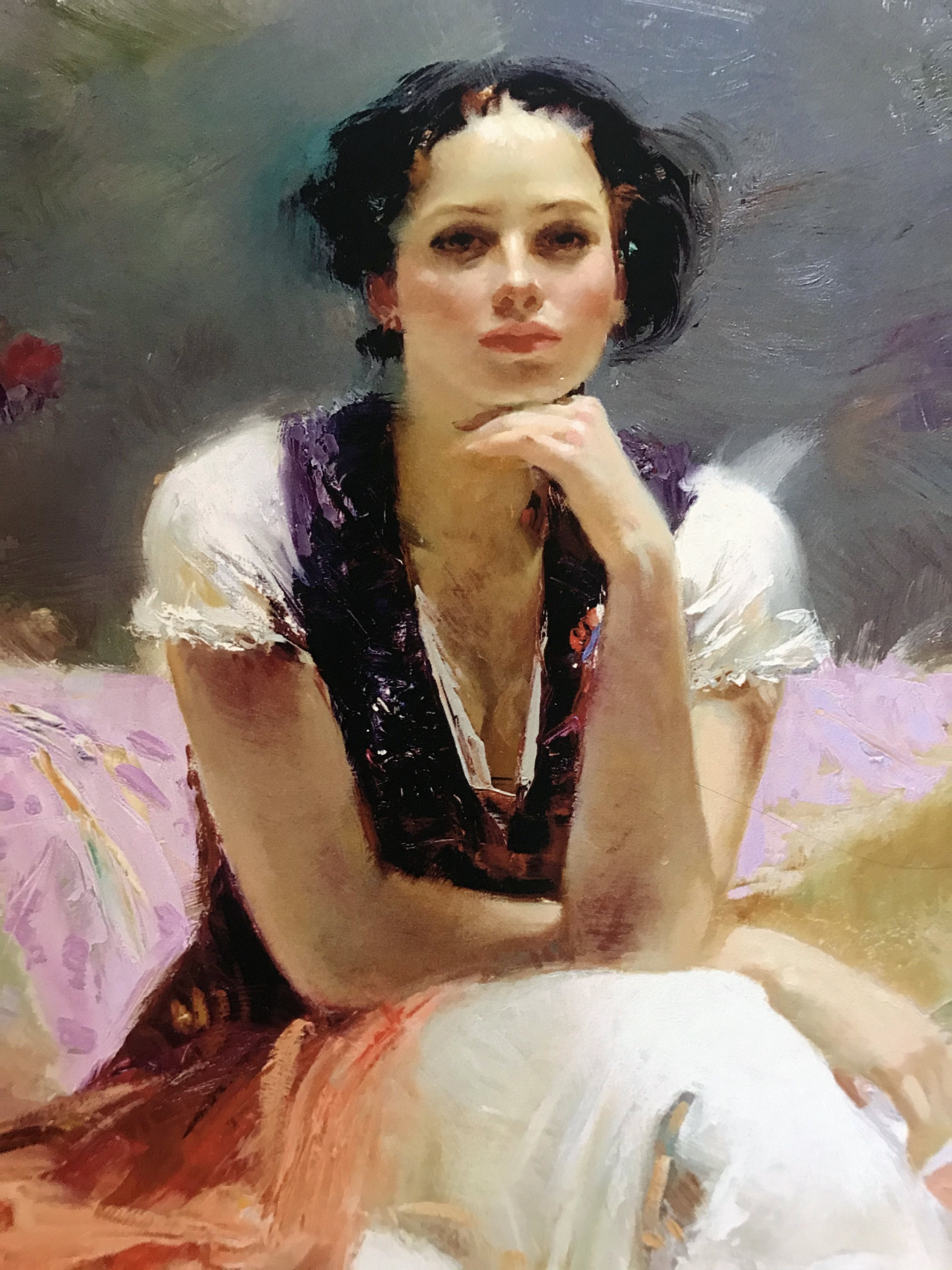 First Glance Pino Daeni Giclée Print Artist Hand Signed and Numbered