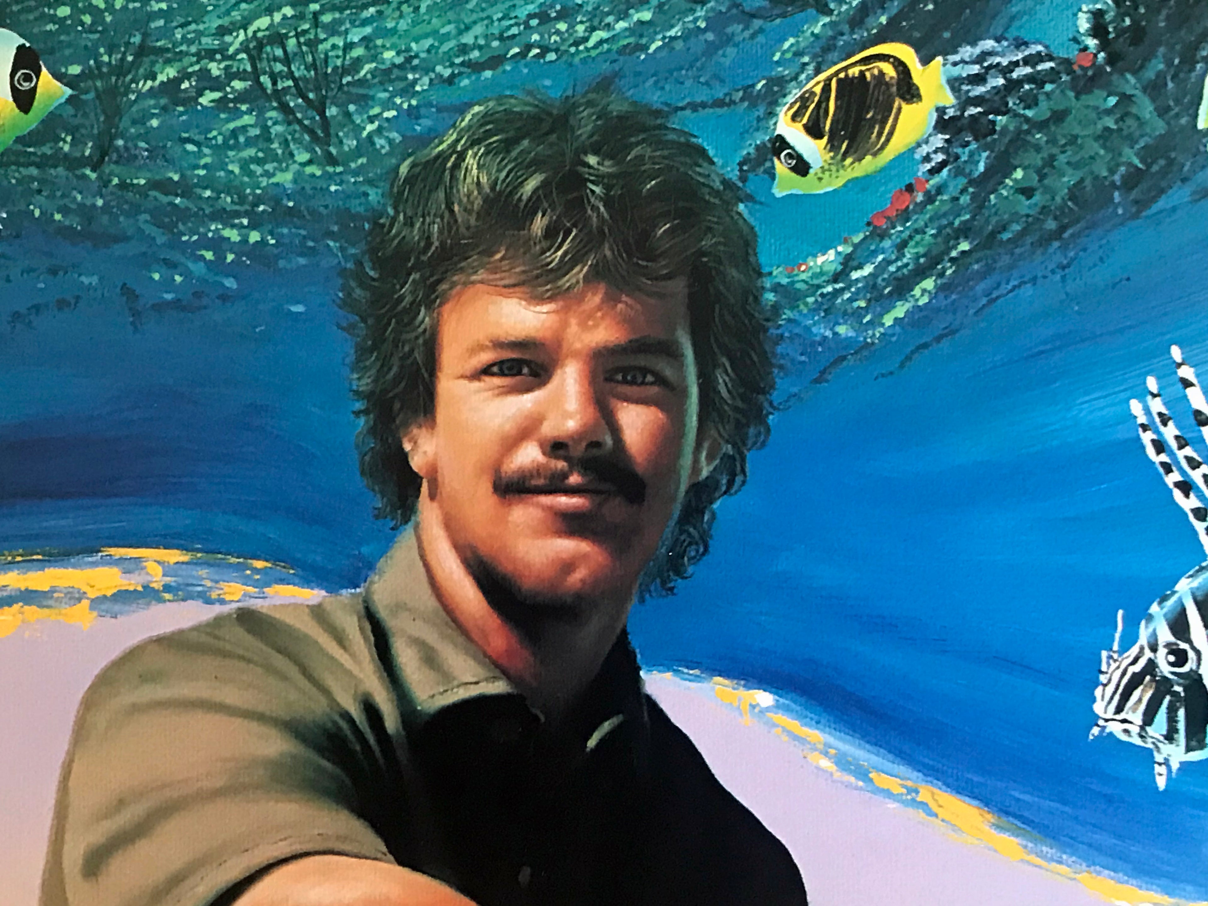 Another Day at the Office Wyland and Jim Warren Lithograph Print Both Artists Hand Signed and Numbered