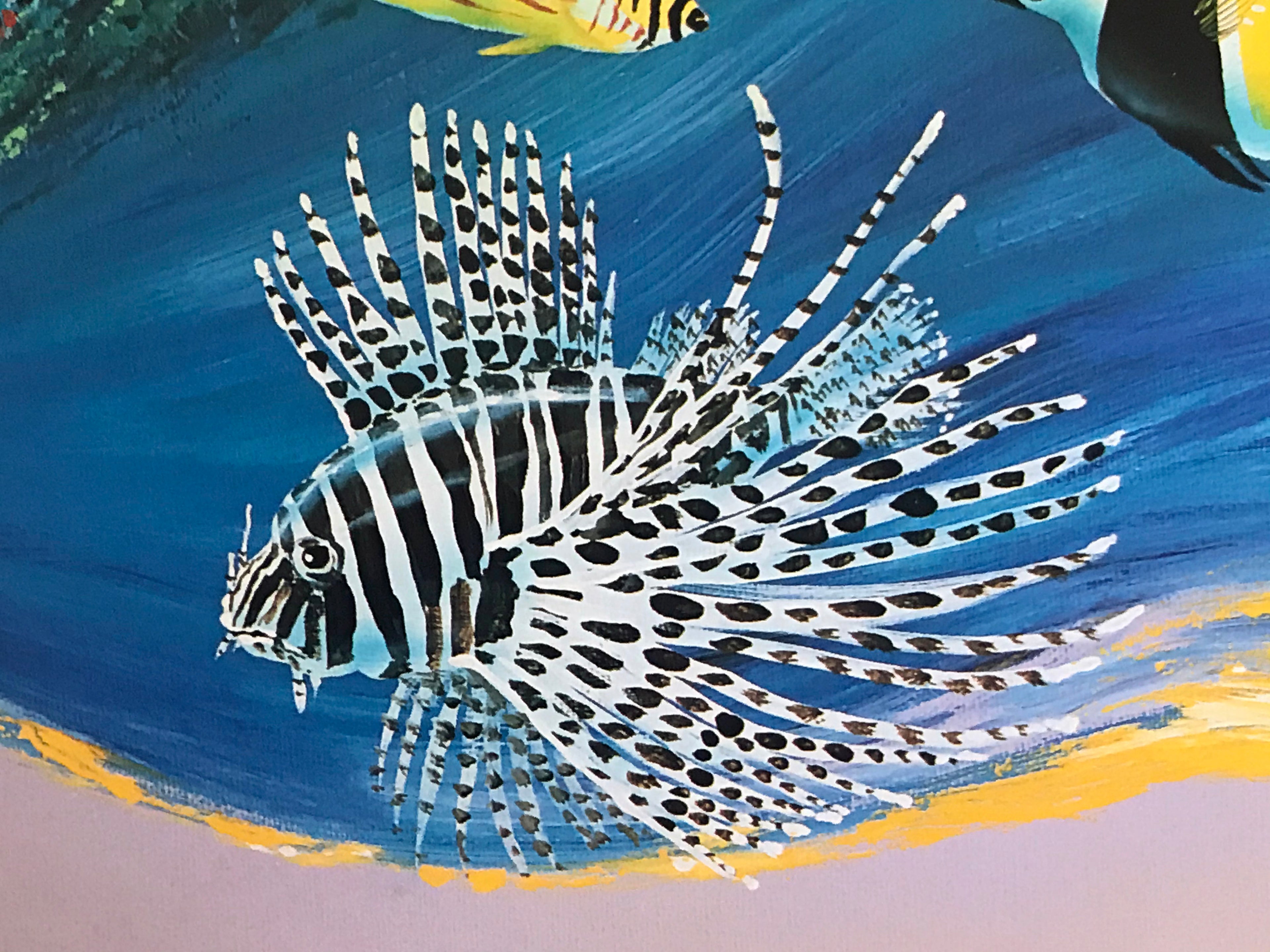 Another Day at the Office Wyland and Jim Warren Lithograph Print Both Artists Hand Signed and Numbered