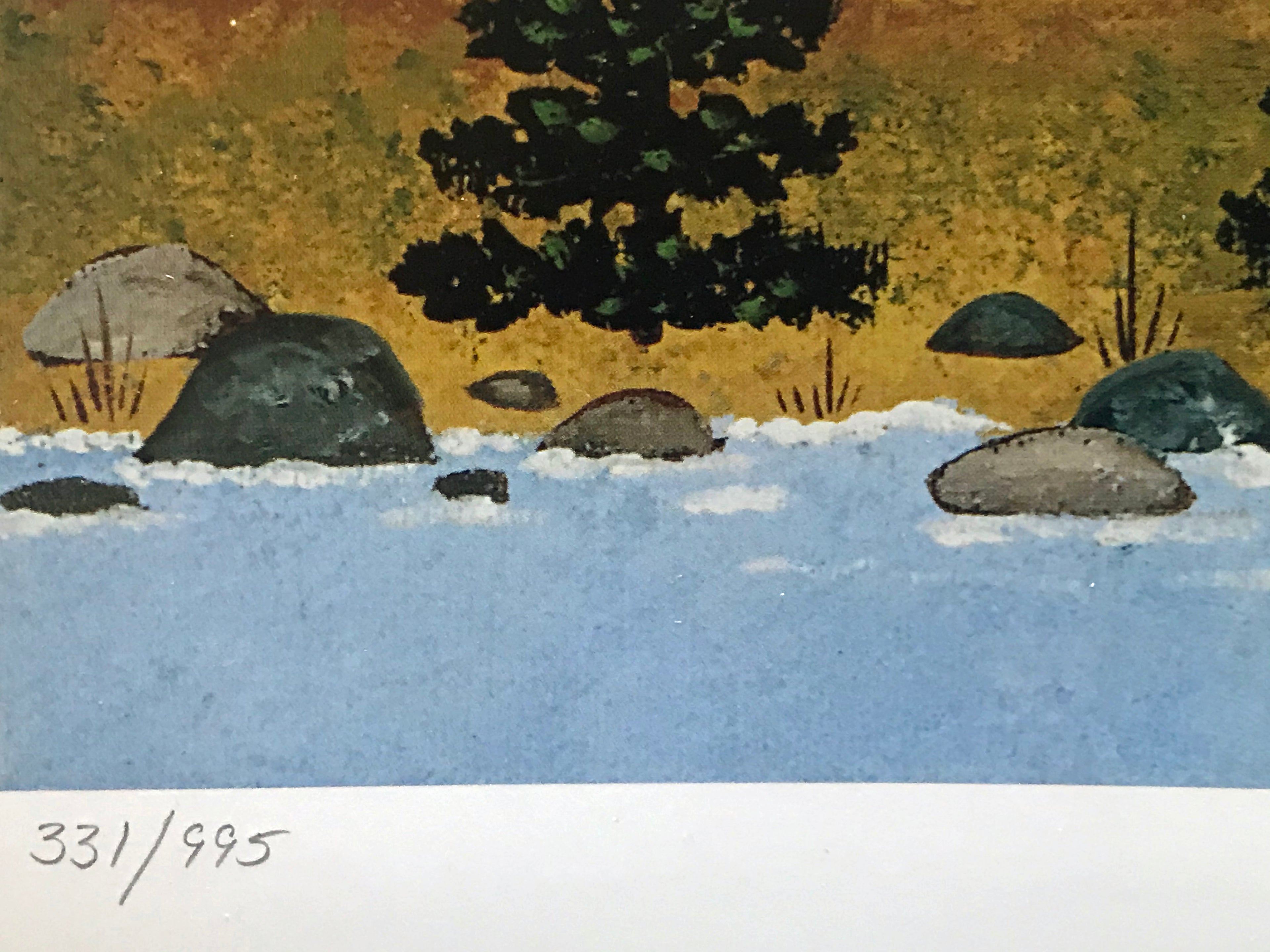 Doggie Deliverance Jane Wooster Scott Lithograph Print Artist Hand Signed and Numbered