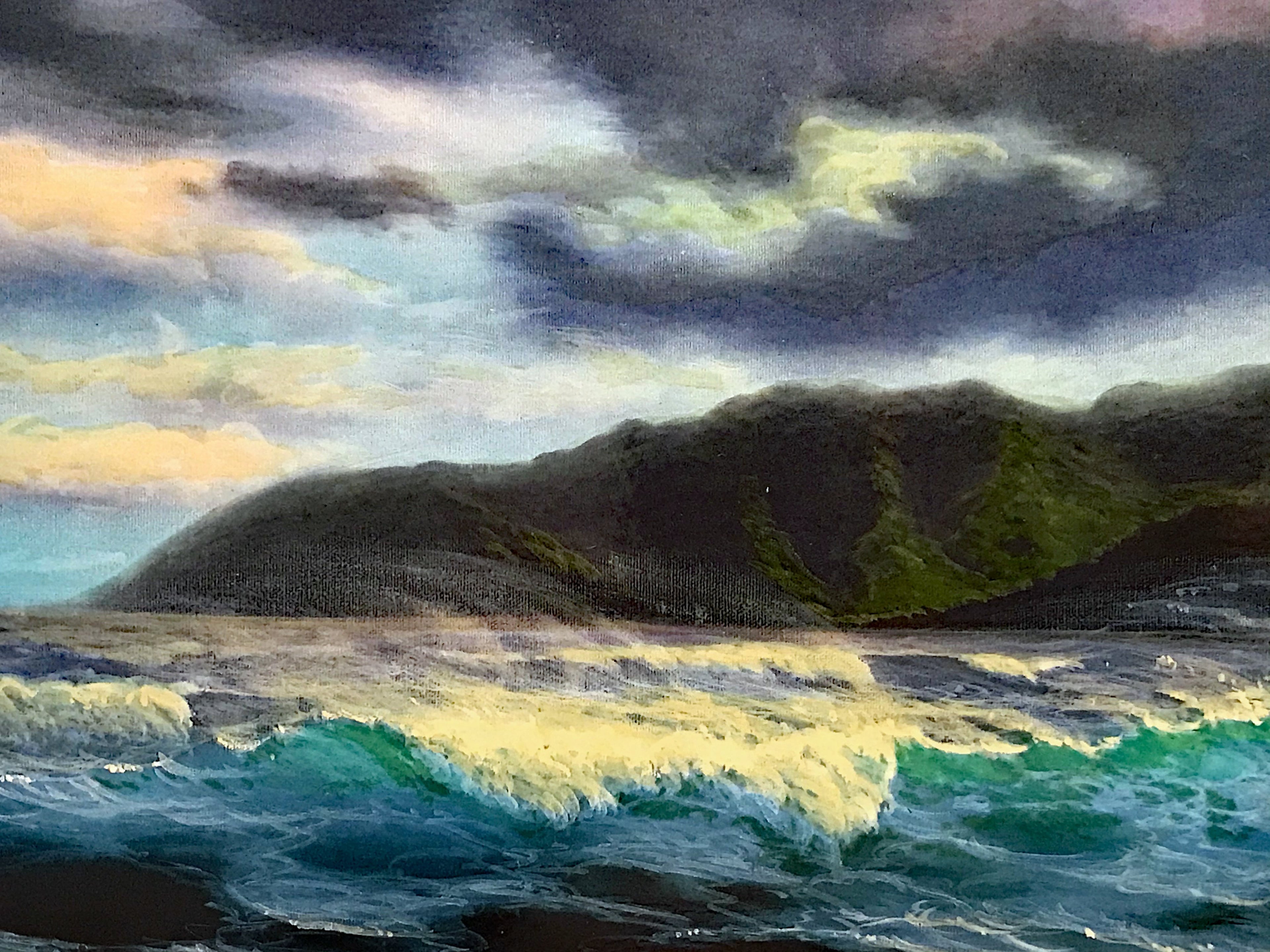 Swept by Paradise Walfrido Garcia Mixed Media Print Artist Hand Signed and Numbered