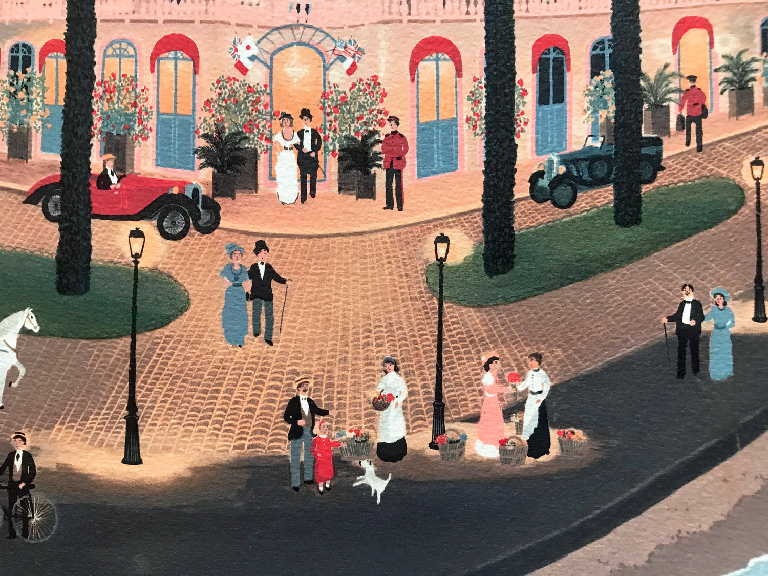 Seaside - Limited Edition Lithograph on Paper by Fabienne Delacroix