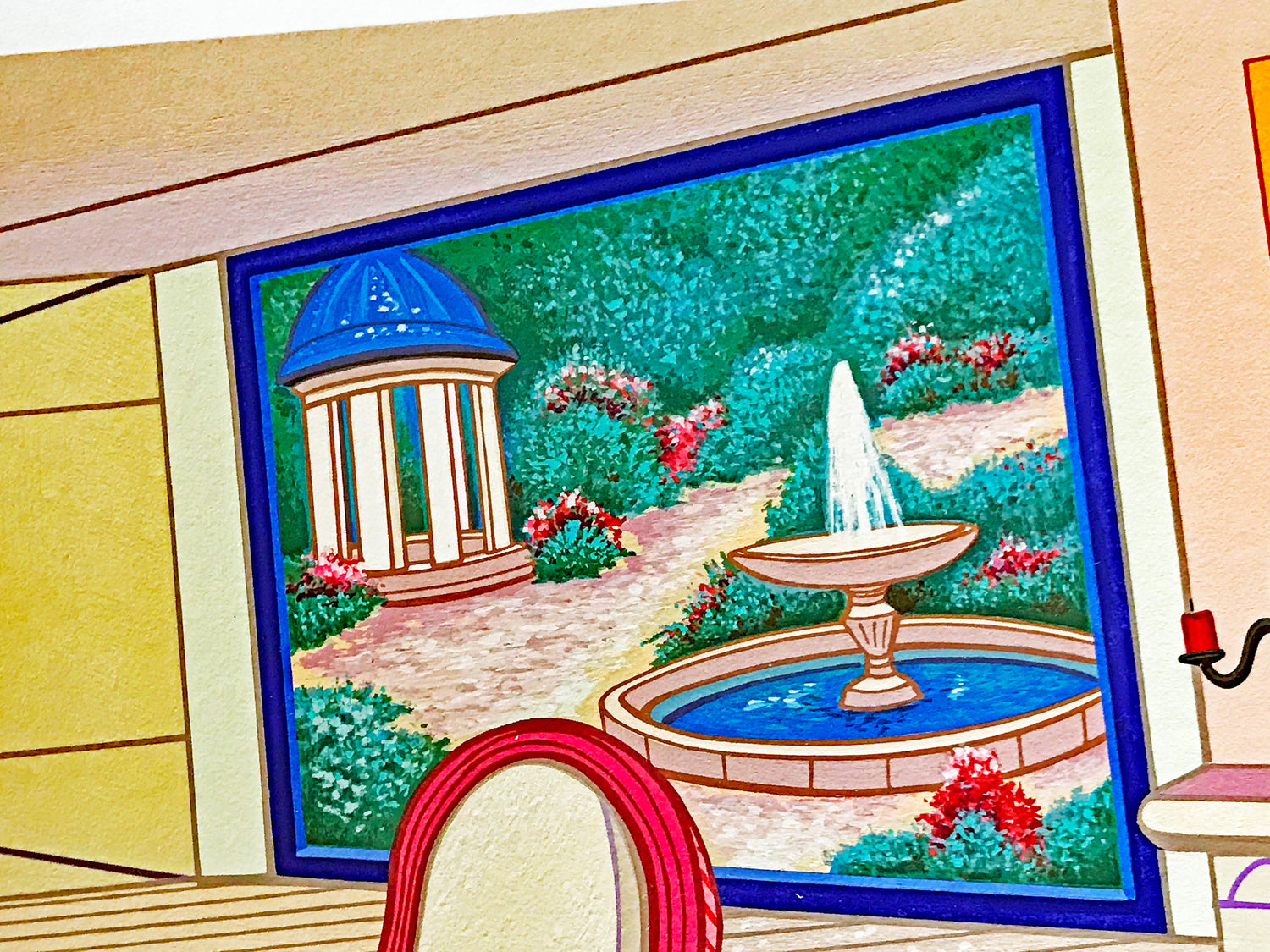 Villa in Big Sur Fanch Ledan Serigraph Print Artist Hand Signed and Numbered