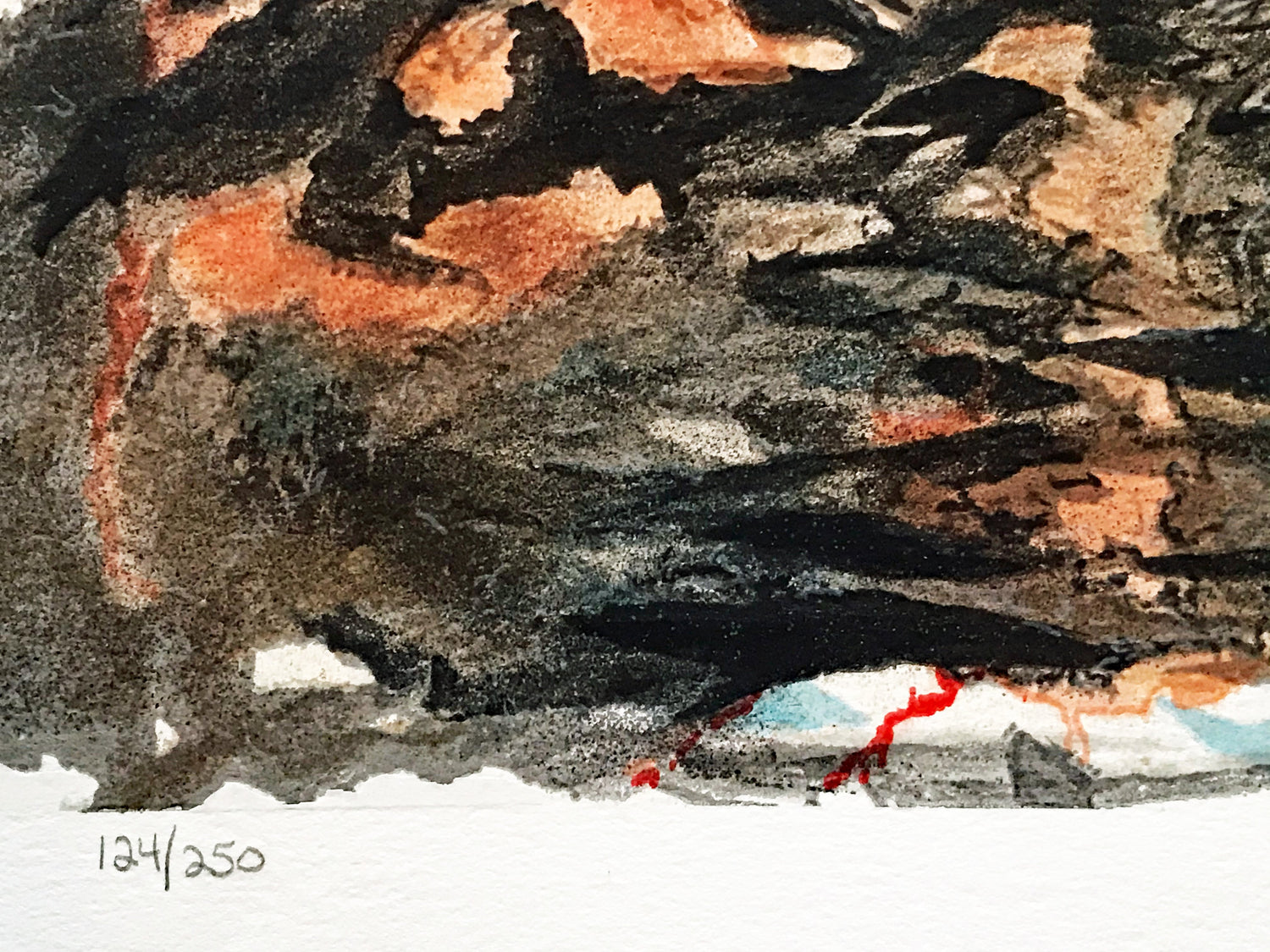 Santa Lucia Marco Sassone Serigraph Print Artist Hand Signed and Numbered