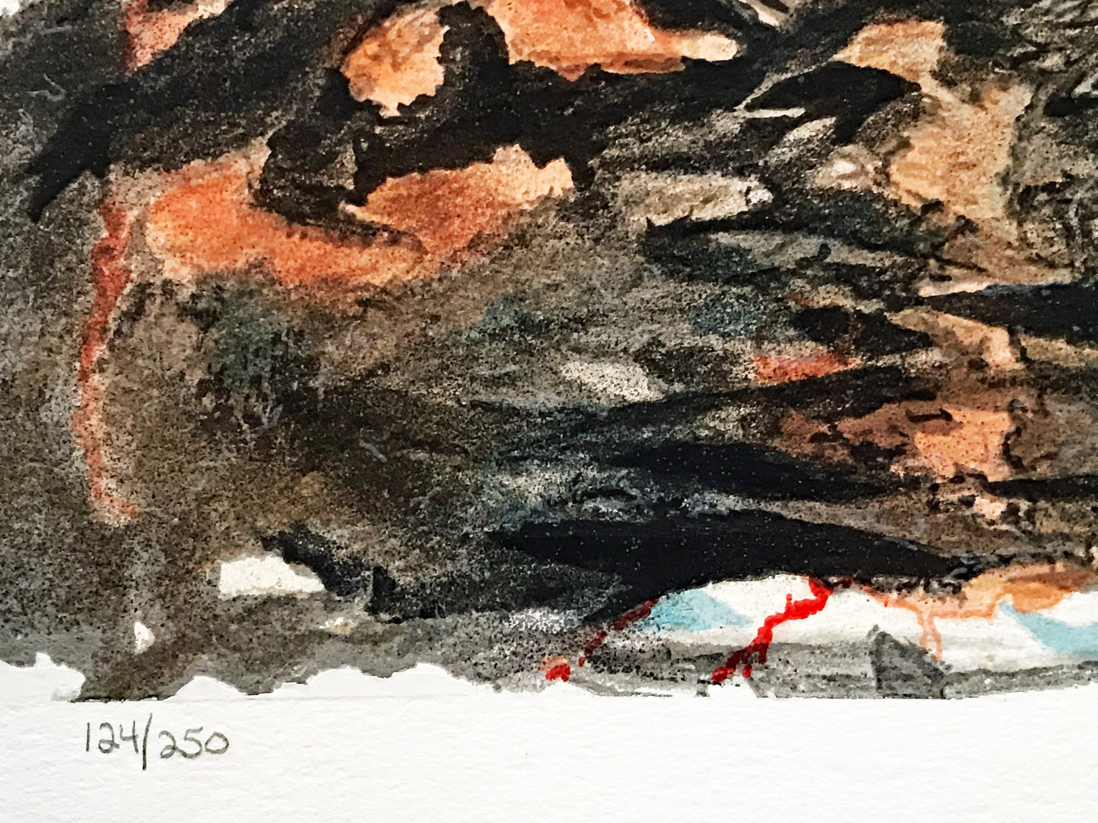 Santa Lucia Marco Sassone Serigraph Print Artist Hand Signed and Numbered