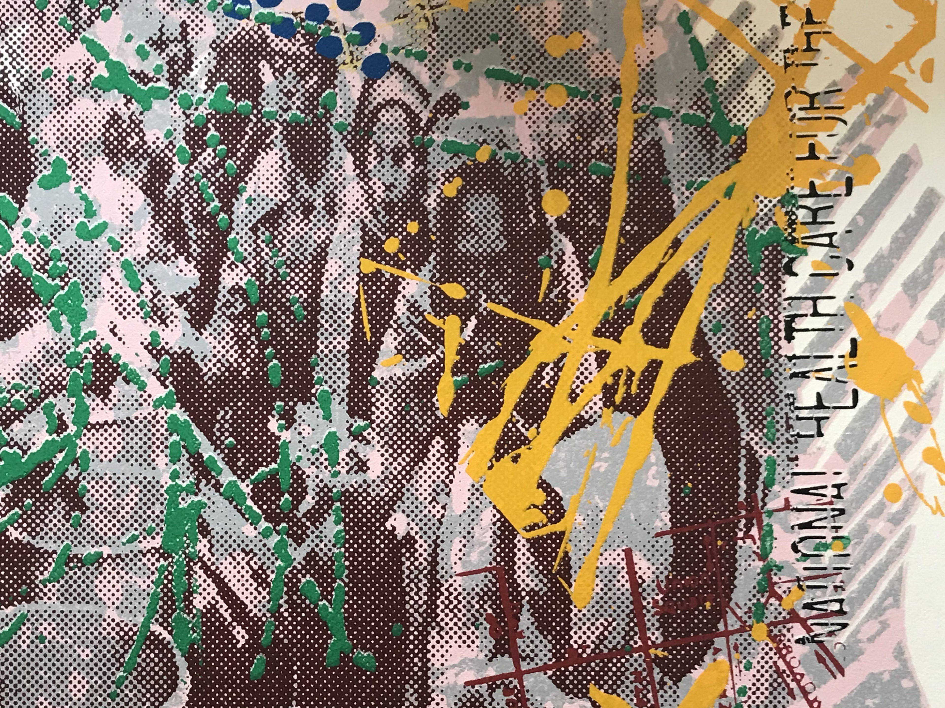 Comic Relief 5 Jim Evans Monoprint Artist Hand Signed and Numbered