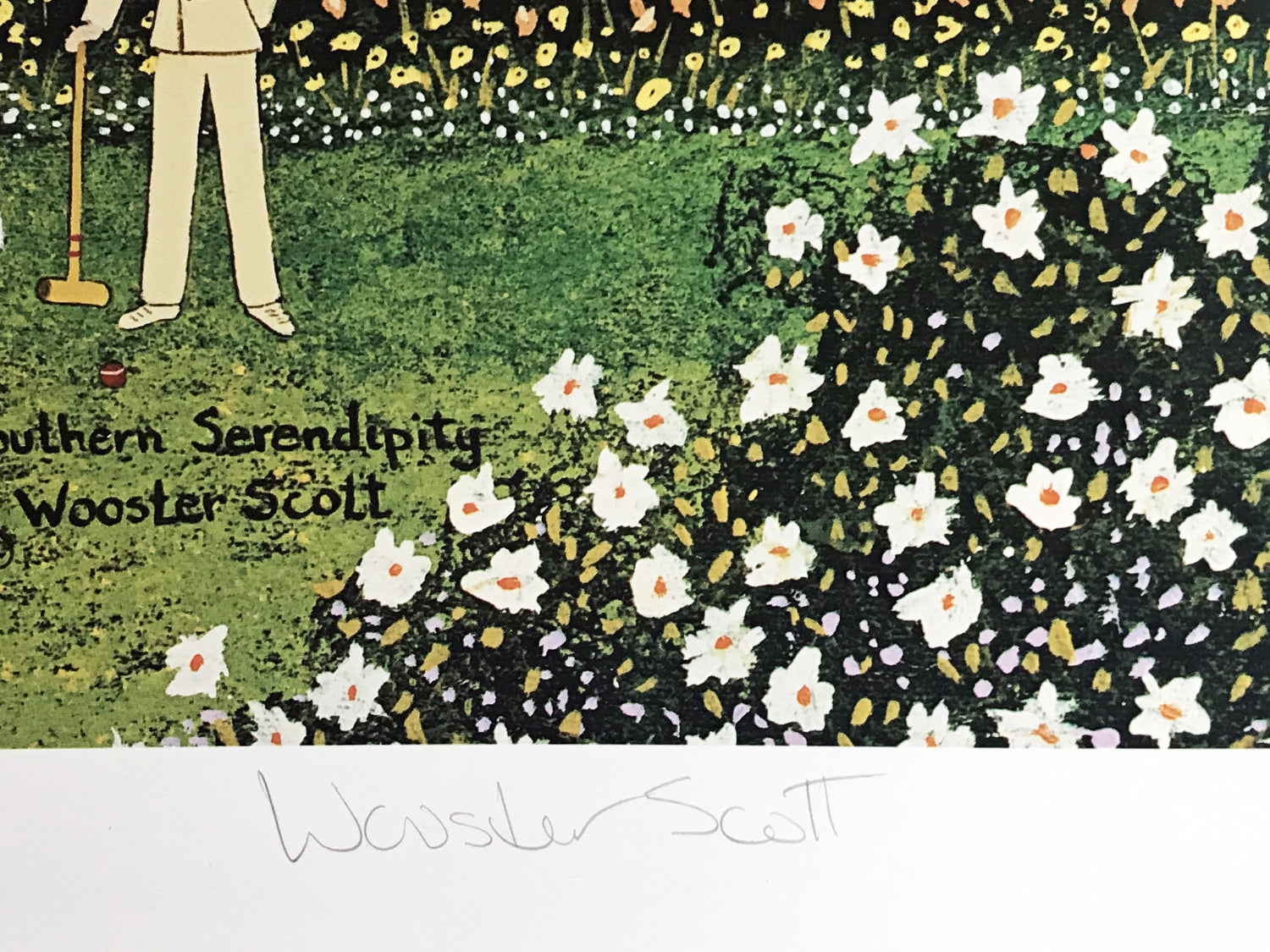 Southern Serendipity Jane Wooster Scott Lithograph Print Artist Hand Signed and Numbered