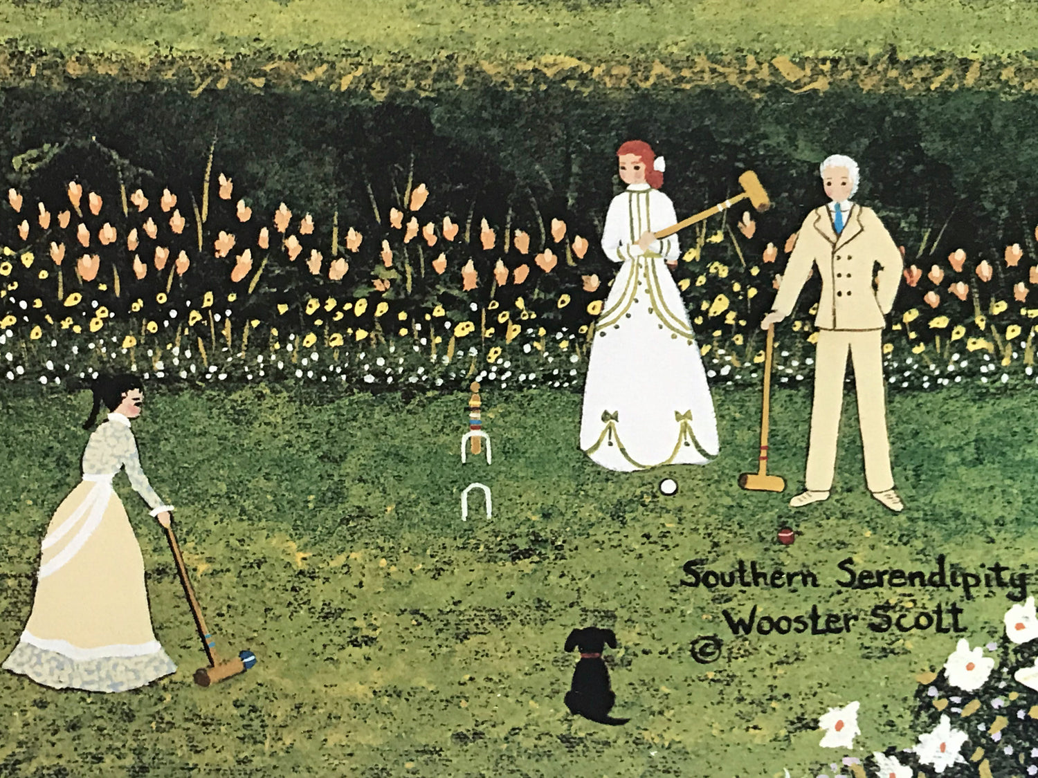 Southern Serendipity Jane Wooster Scott Lithograph Print Artist Hand Signed and Numbered