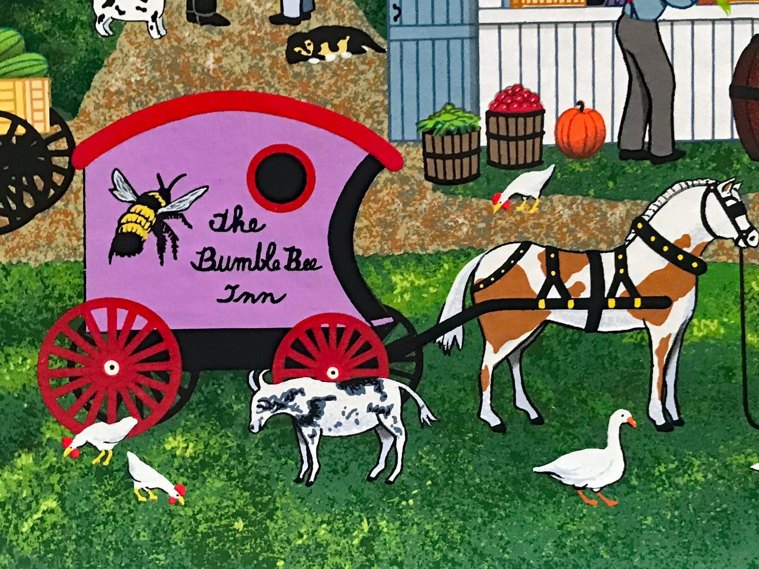 Sweet Corn and Summer Dreams Jane Wooster Scott Serigraph Print Artist Hand Signed and Numbered