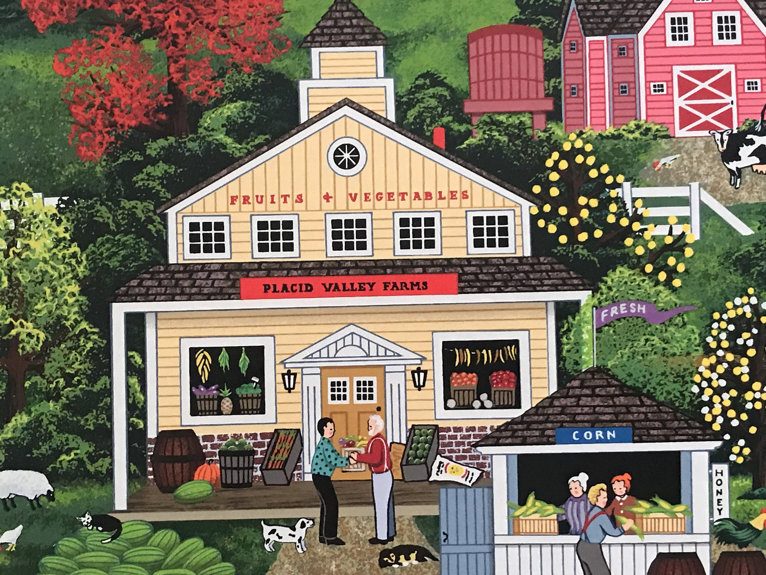 Sweet Corn and Summer Dreams Jane Wooster Scott Artist Proof Serigraph Print Artist Hand Signed and AP Numbered