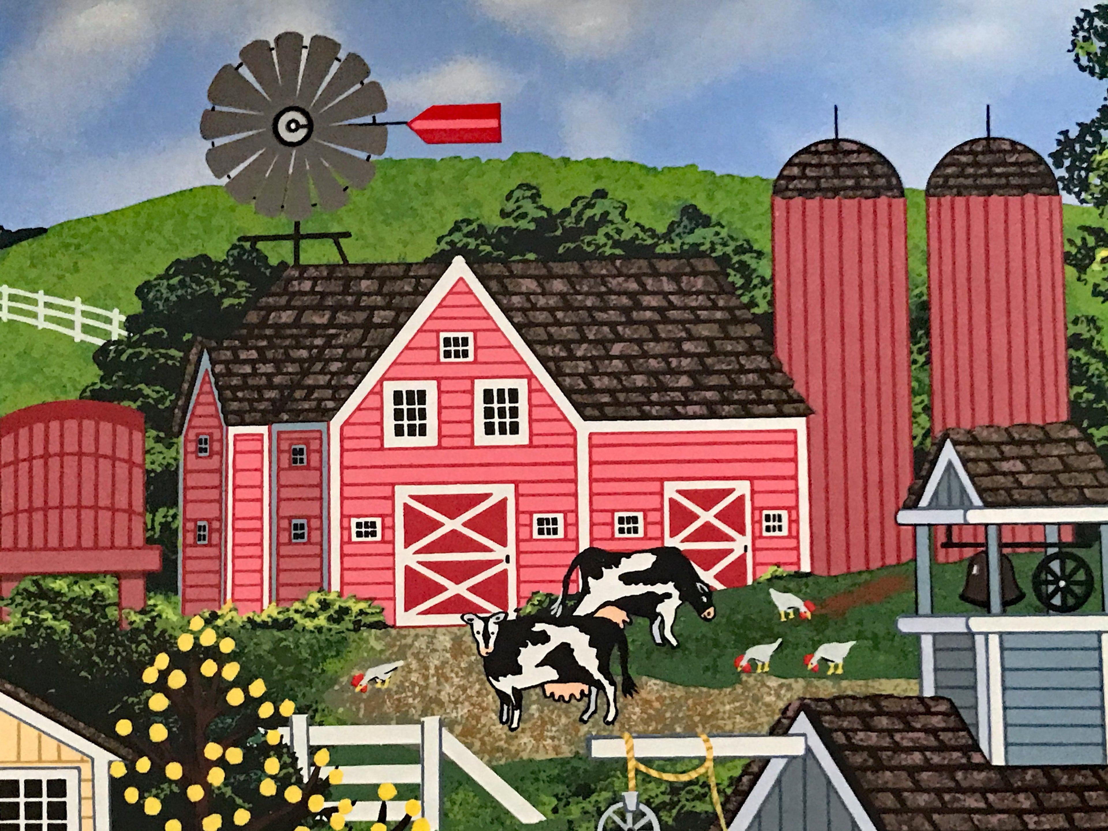 Sweet Corn and Summer Dreams Jane Wooster Scott Serigraph Print Artist Hand Signed and Numbered