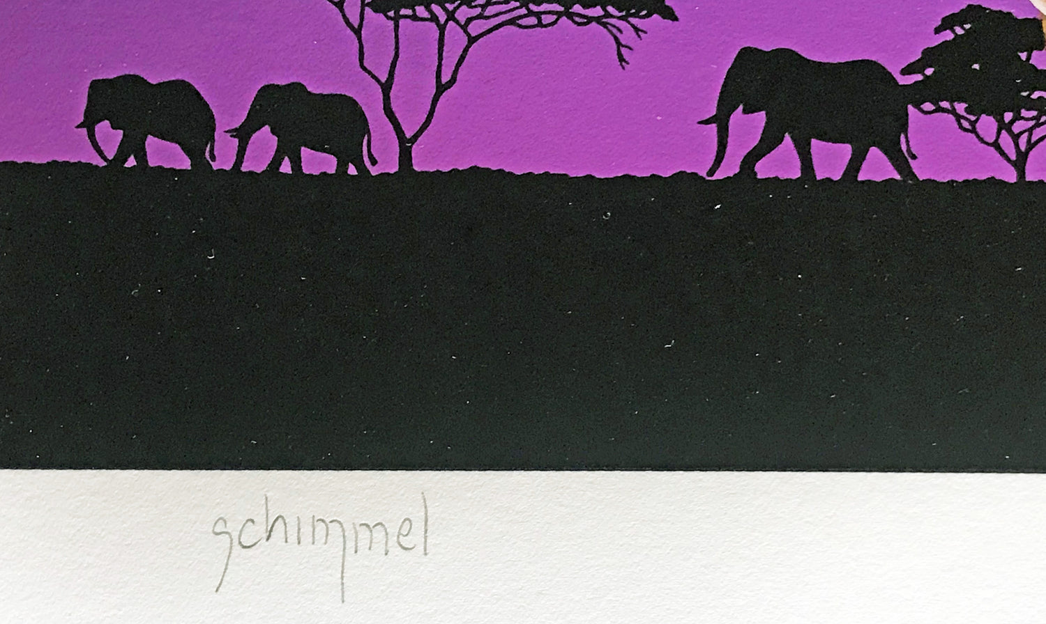 The Last Stand William Schimmel Serigraph Print Artist Hand Signed and Numbered