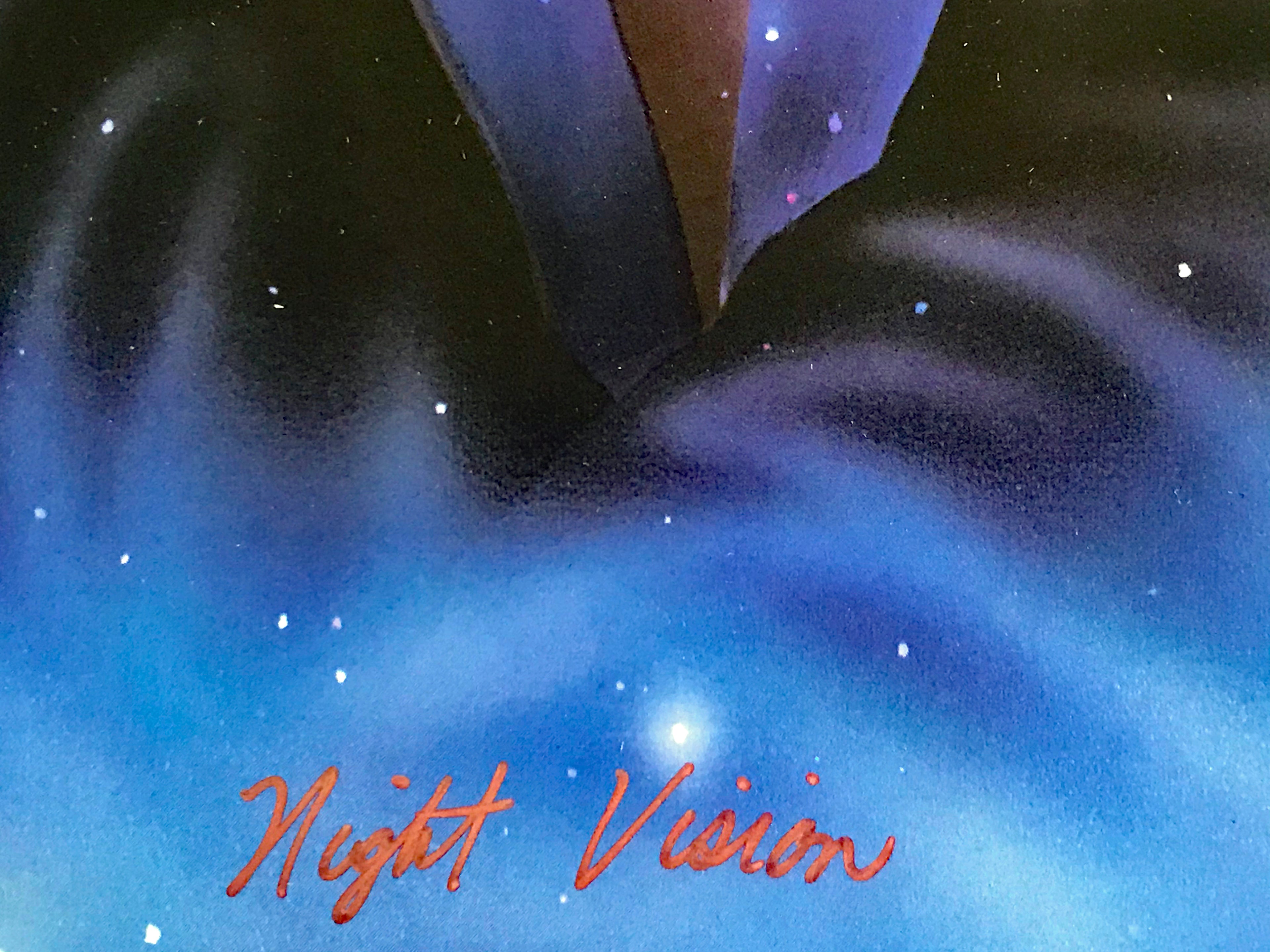 Night Vision Charles Lynn Bragg Lithograph Print Artist Hand Signed and Numbered