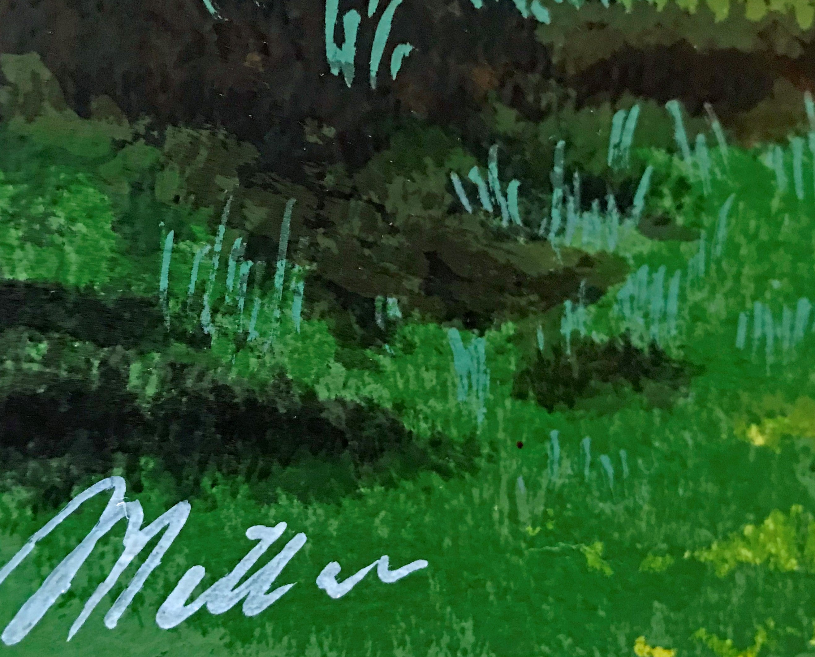 Greenhouse Anatoly Metlan Serigraph Print Artist Hand Signed and Numbered