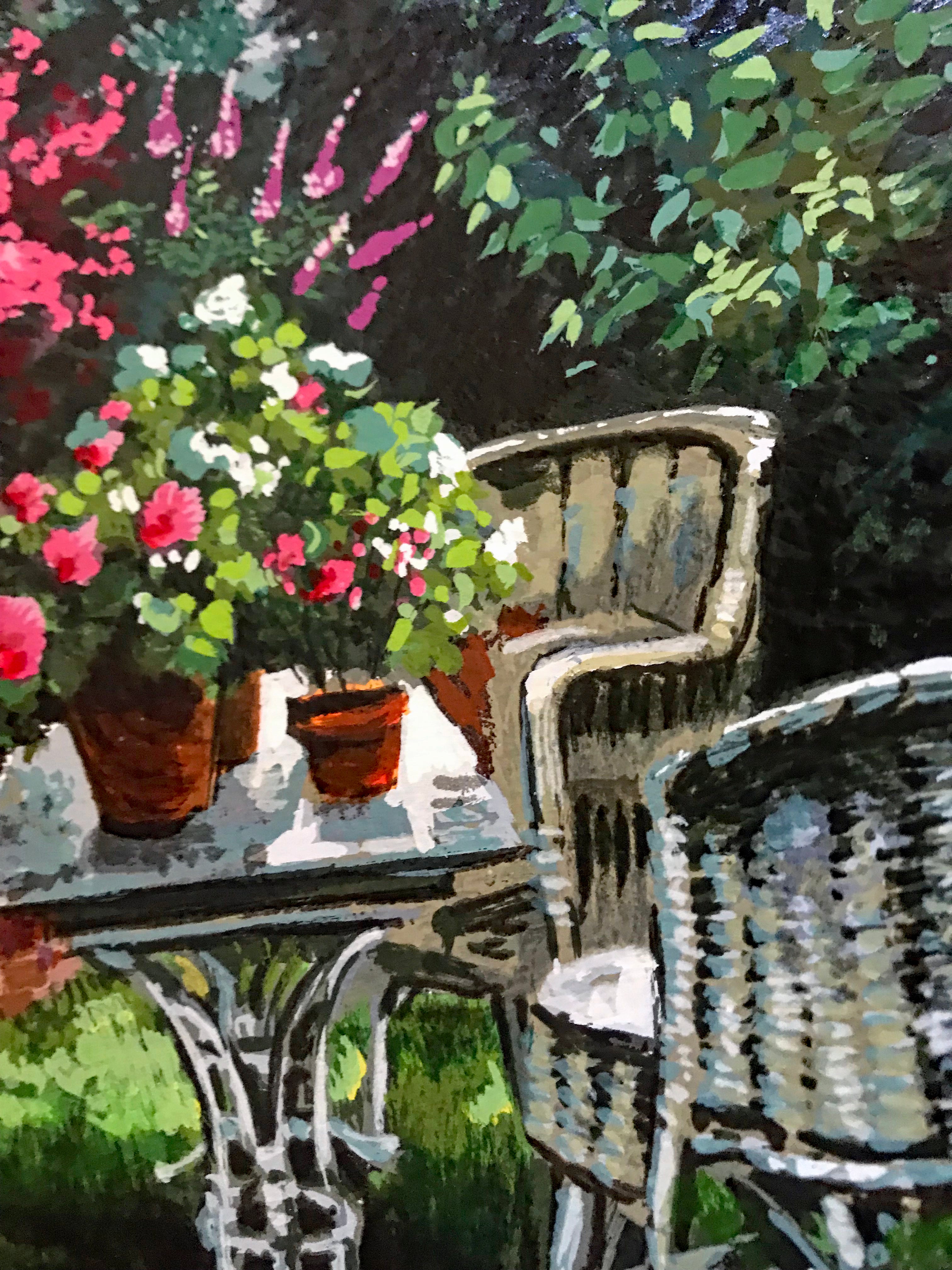 Greenhouse Anatoly Metlan Serigraph Print Artist Hand Signed and Numbered