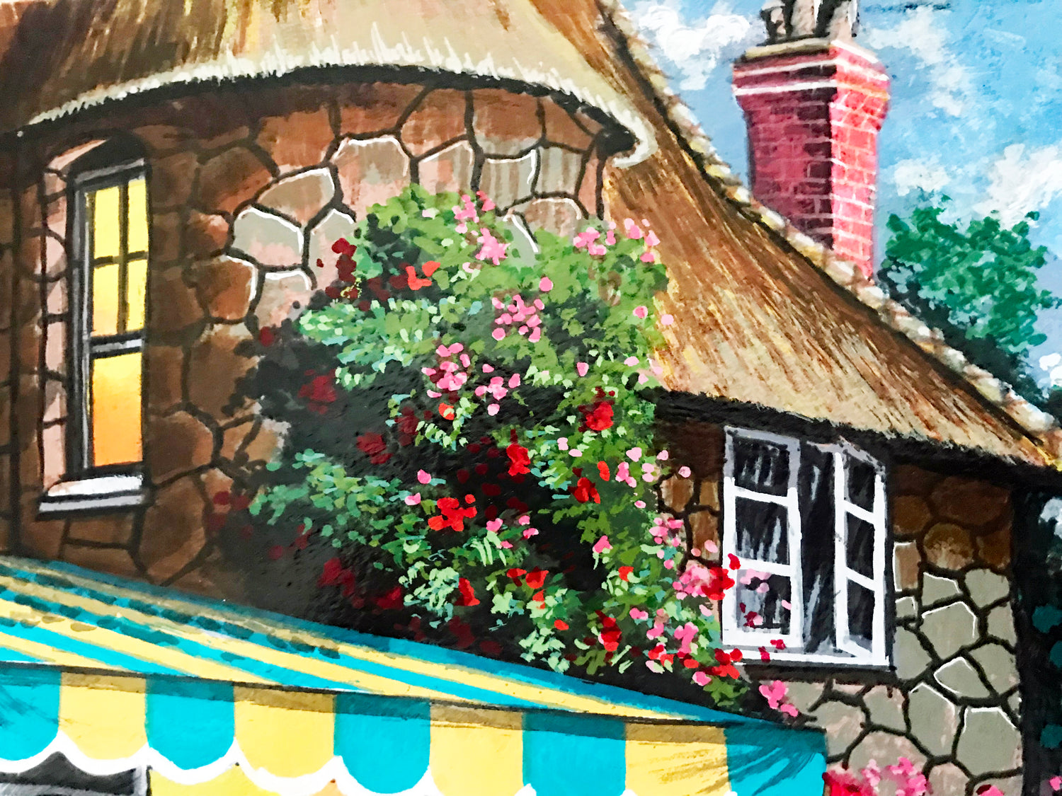 Greenhouse Anatoly Metlan Serigraph on Canvas Artist Hand Signed and DLX Numbered Inverso