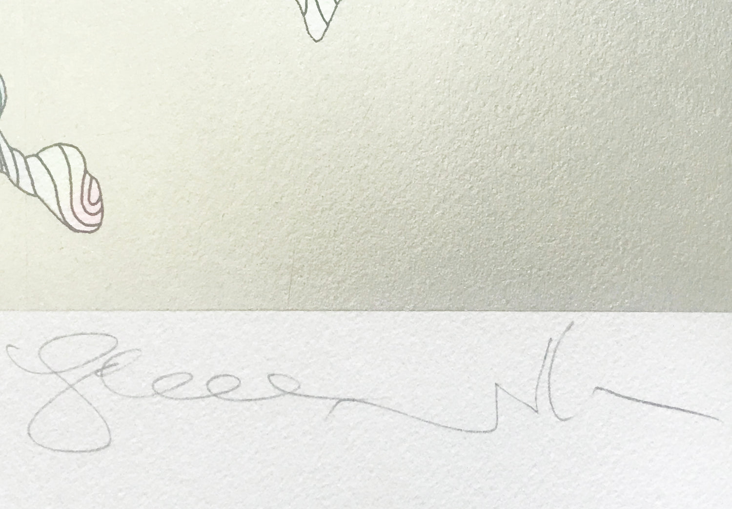 It Takes Two Guillaume Silver Leaf Embellished Serigraph Print Artist Hand Signed and Numbered