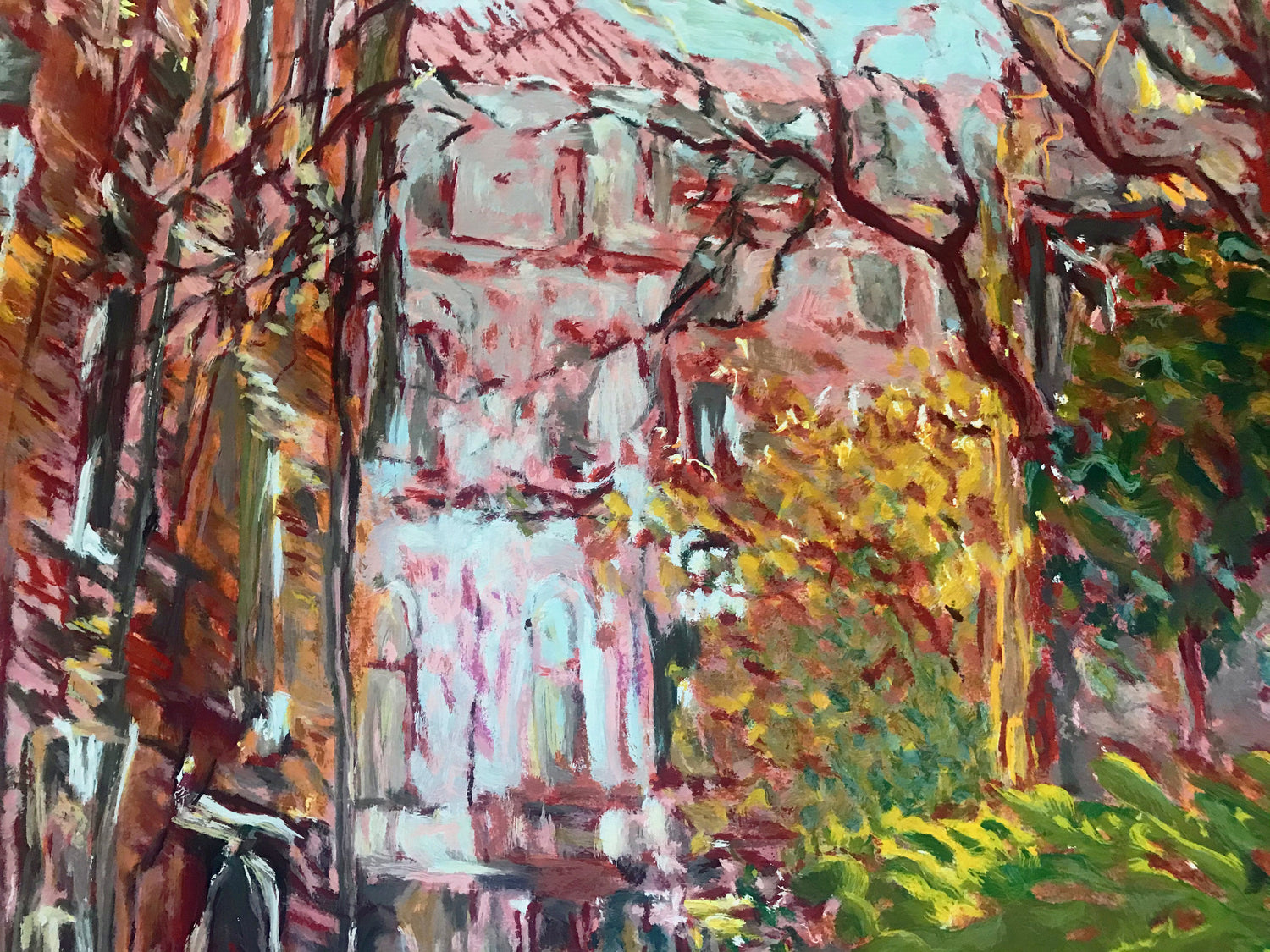 Venice Reflections Marco Sassone Serigraph Print Artist Hand Signed and Numbered