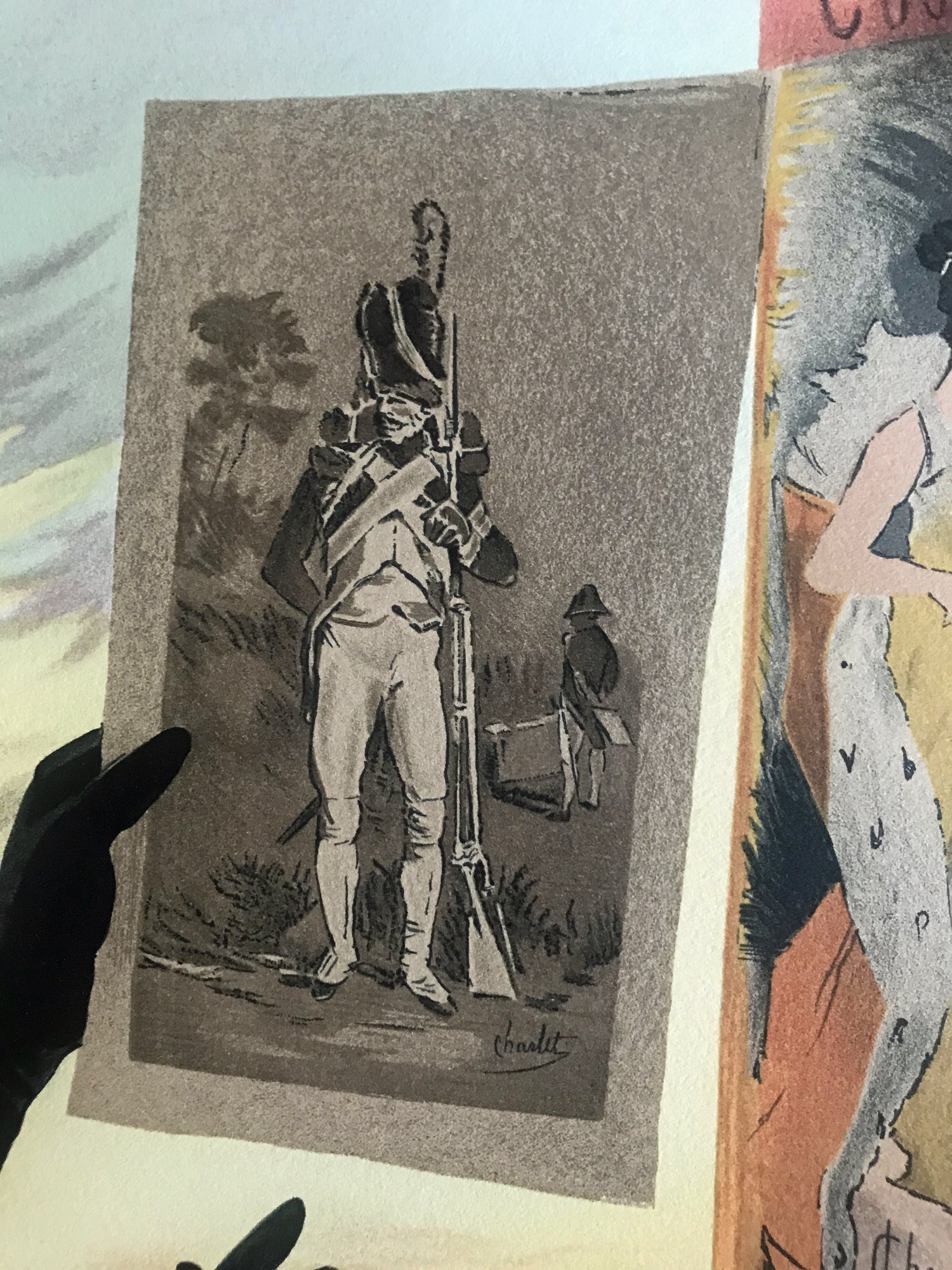 Exposition Du Centenaire RE Society Hand Pulled Lithograph Print Hand Signed and Numbered