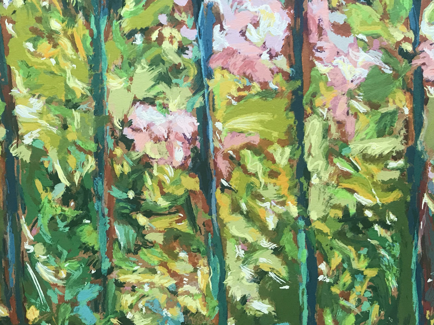 Le Balcon Bleu Marco Sassone Serigraph Print Artist Hand Signed and Numbered