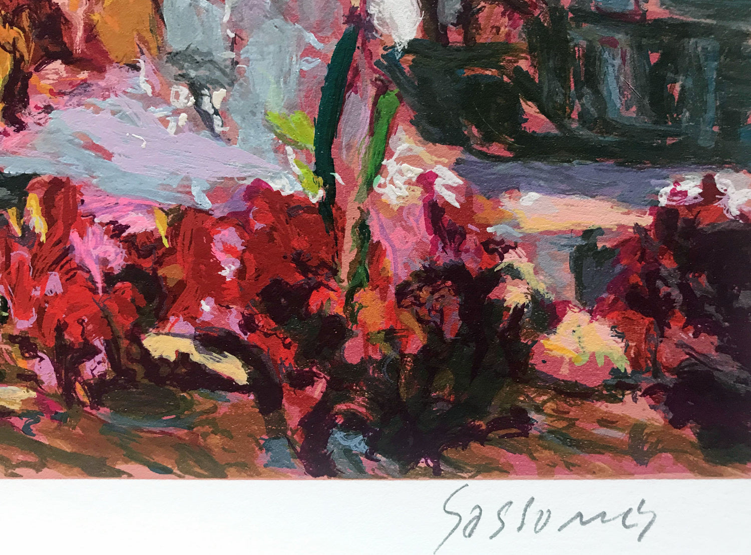 Porta Roca Marco Sassone Serigraph Print Artist Hand Signed and Numbered