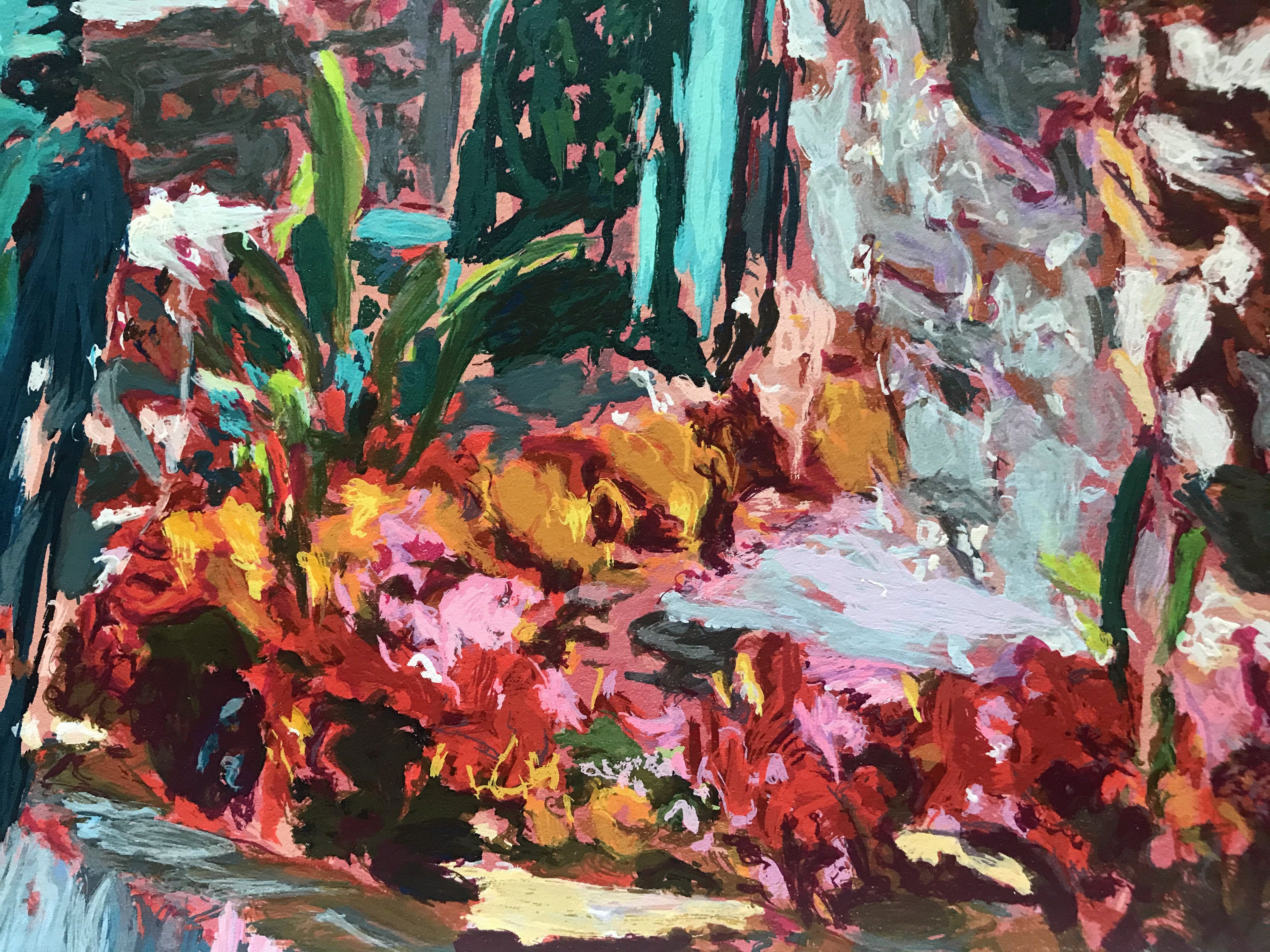 Porta Roca Marco Sassone Serigraph Print Artist Hand Signed and Numbered