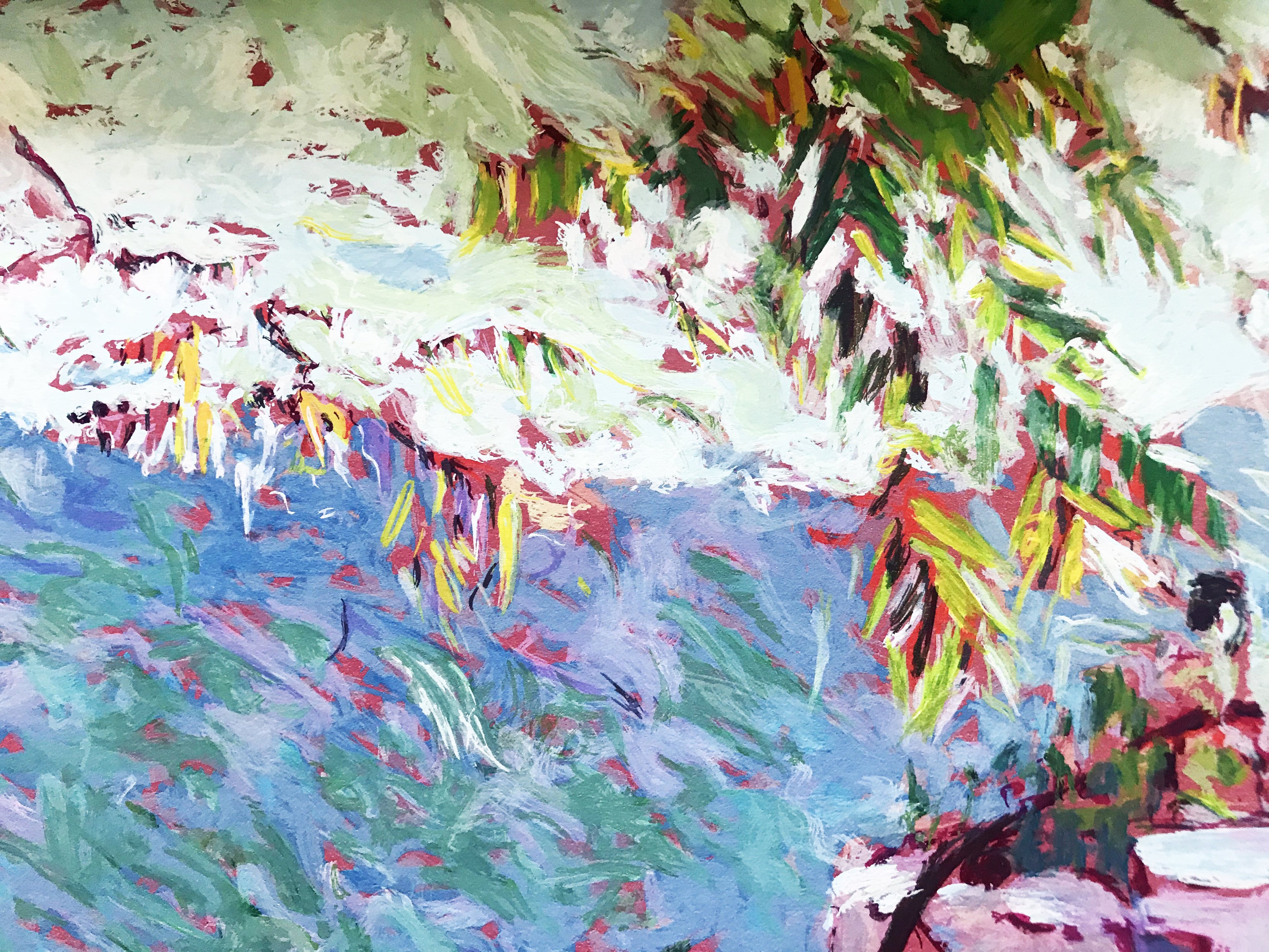 Porta Roca Marco Sassone Serigraph Print Artist Hand Signed and Numbered