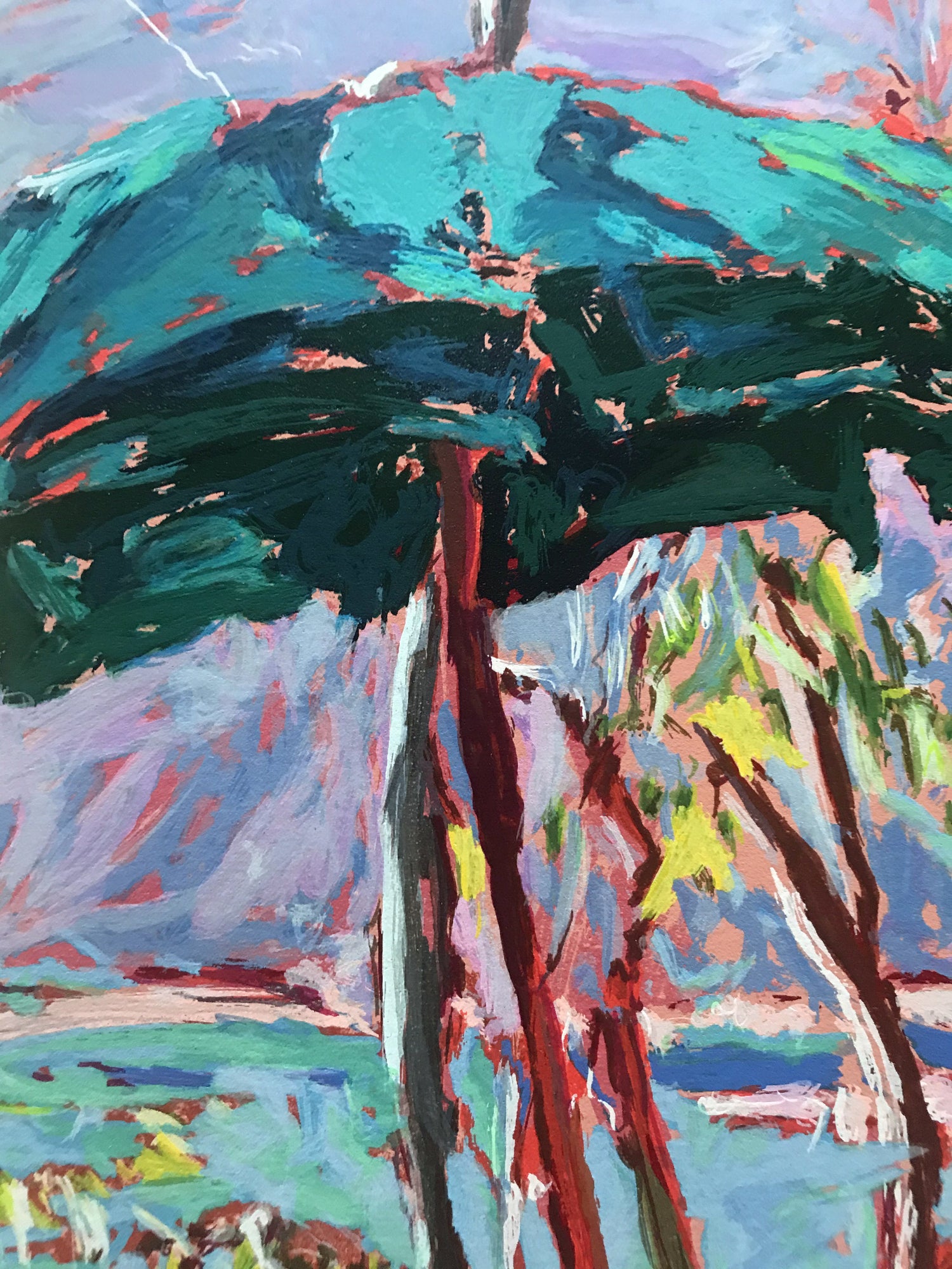 Porta Roca Marco Sassone Serigraph Print Artist Hand Signed and Numbered