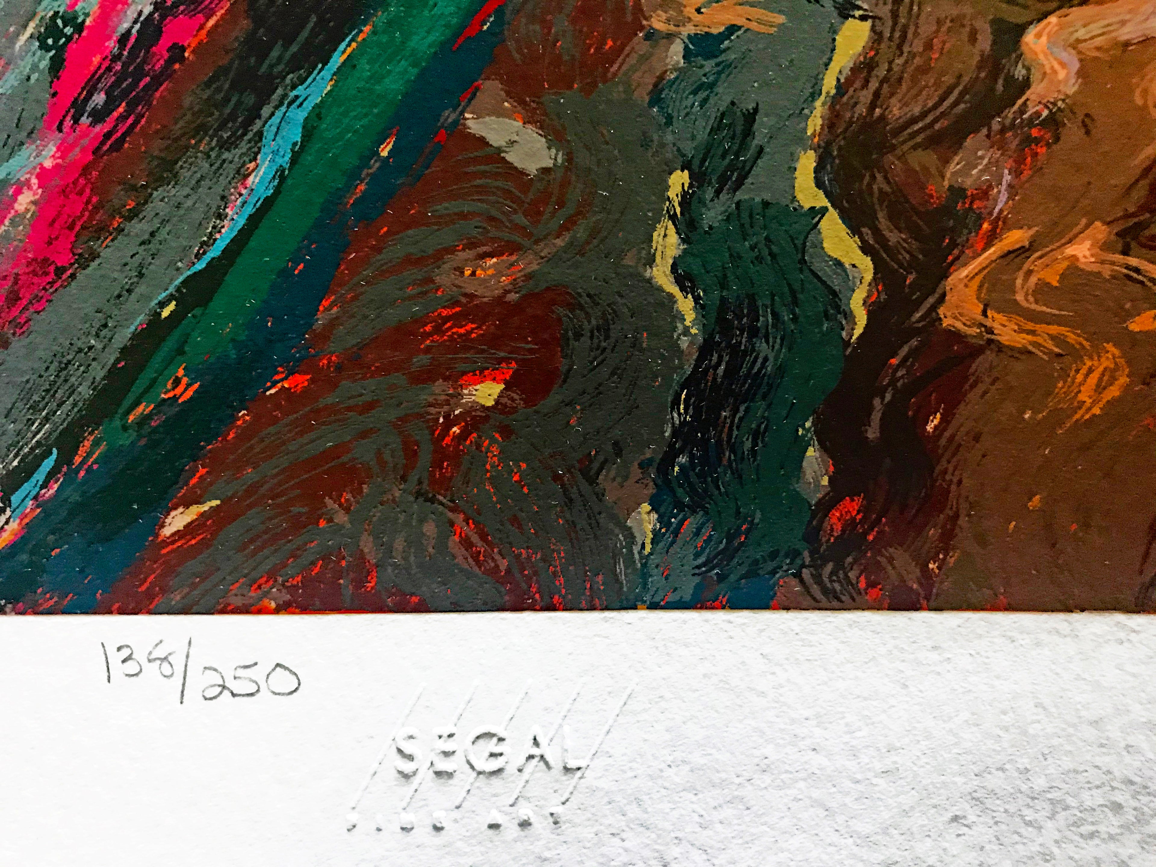 Rio Secondo Marco Sassone Serigraph Print Artist Hand Signed and Numbered