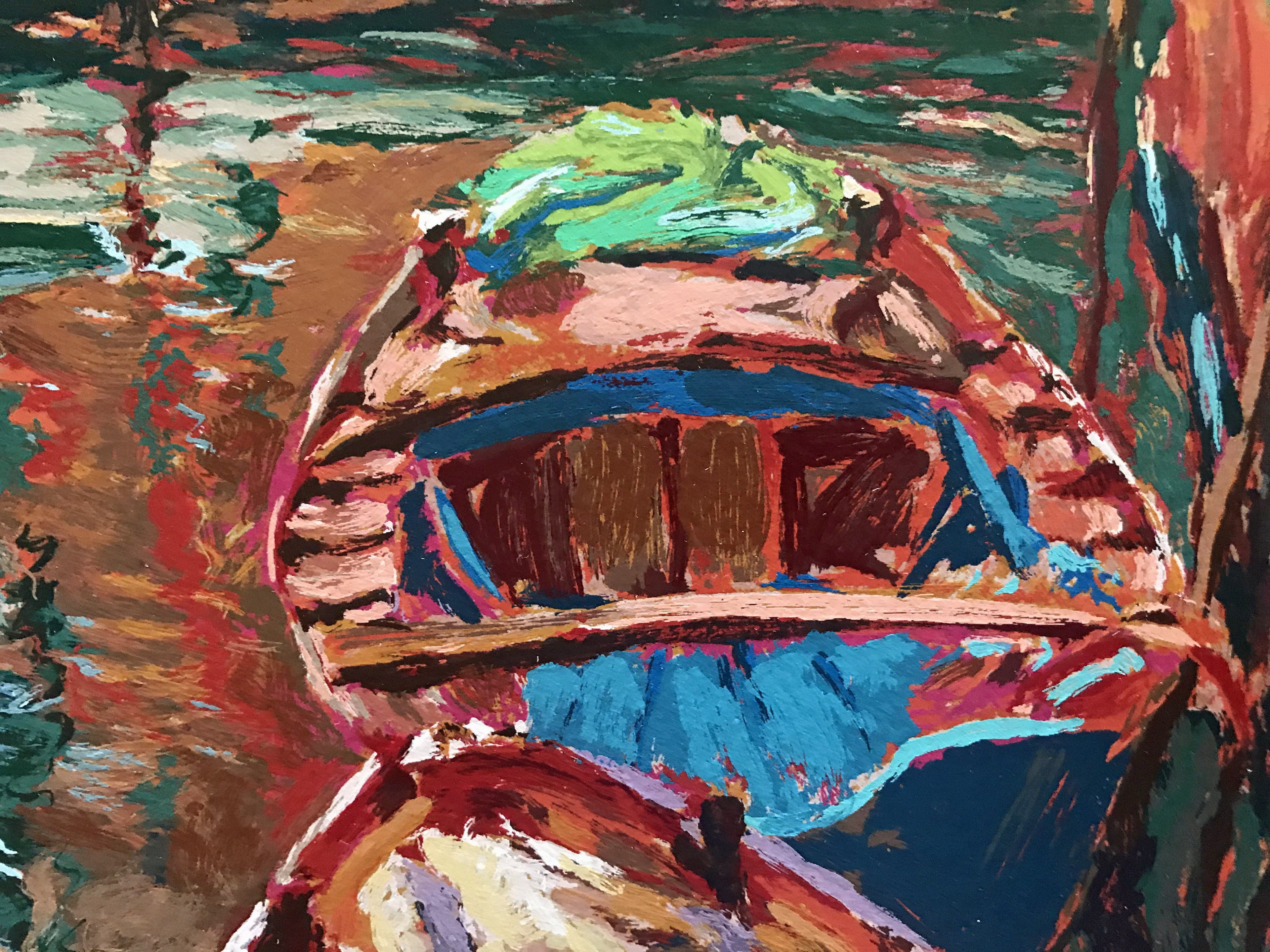 Rio Secondo Marco Sassone Serigraph Print Artist Hand Signed and Numbered