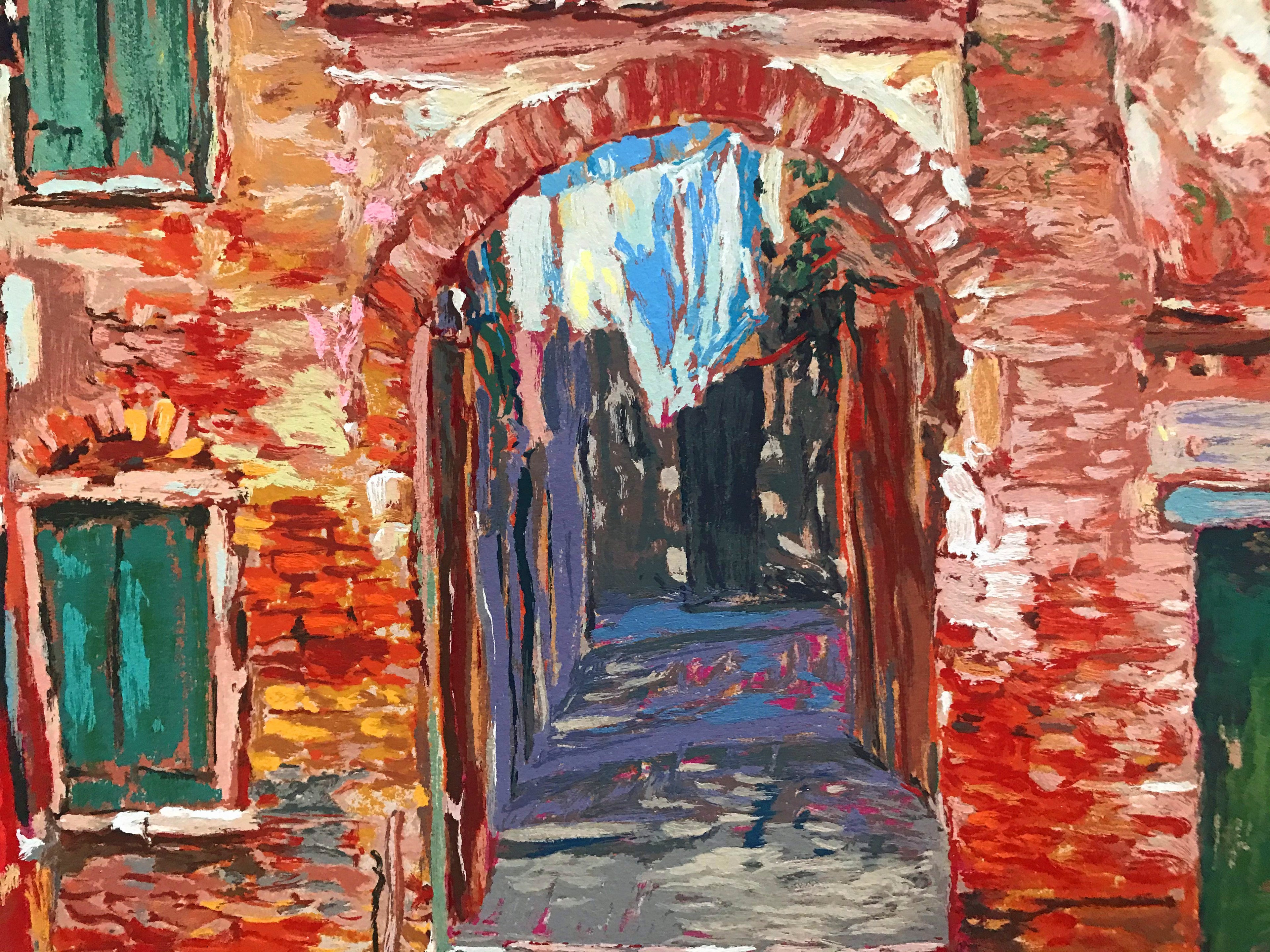 Rio Secondo Marco Sassone Serigraph Print Artist Hand Signed and Numbered