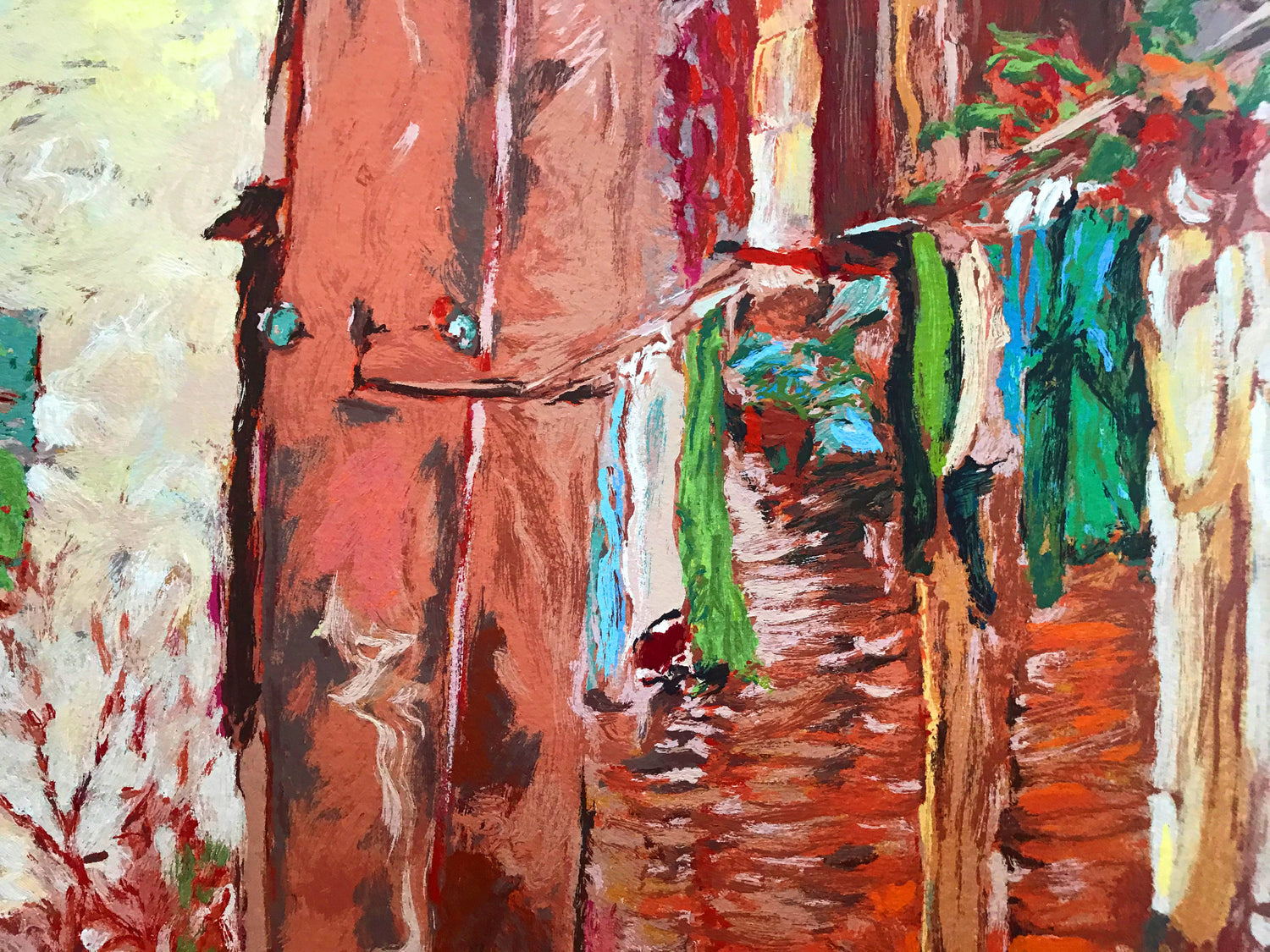 Rio Secondo Marco Sassone Serigraph Print Artist Hand Signed and Numbered