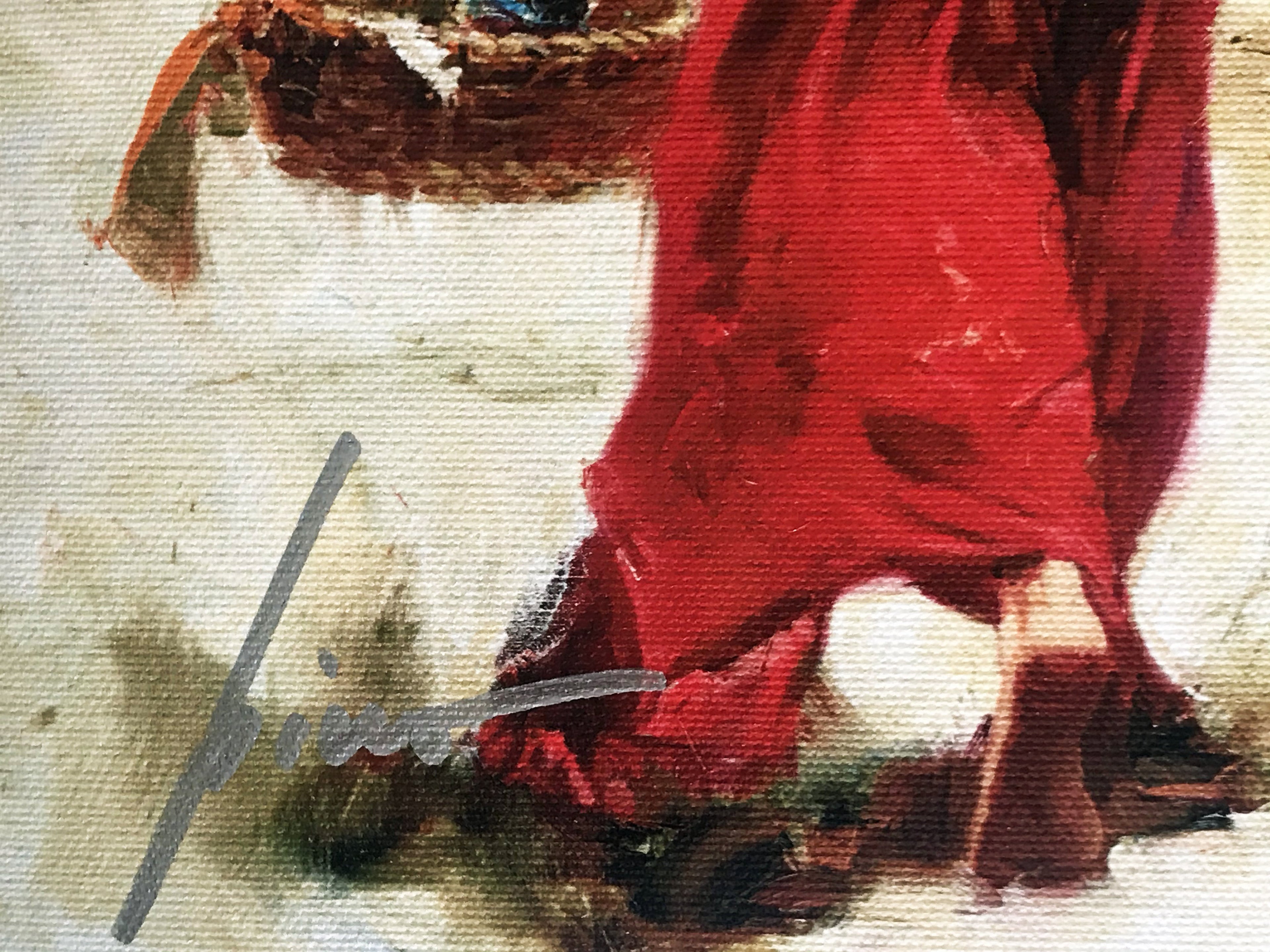 Seaside Gathering Pino Daeni Canvas Giclée Print Artist Hand Signed and Numbered