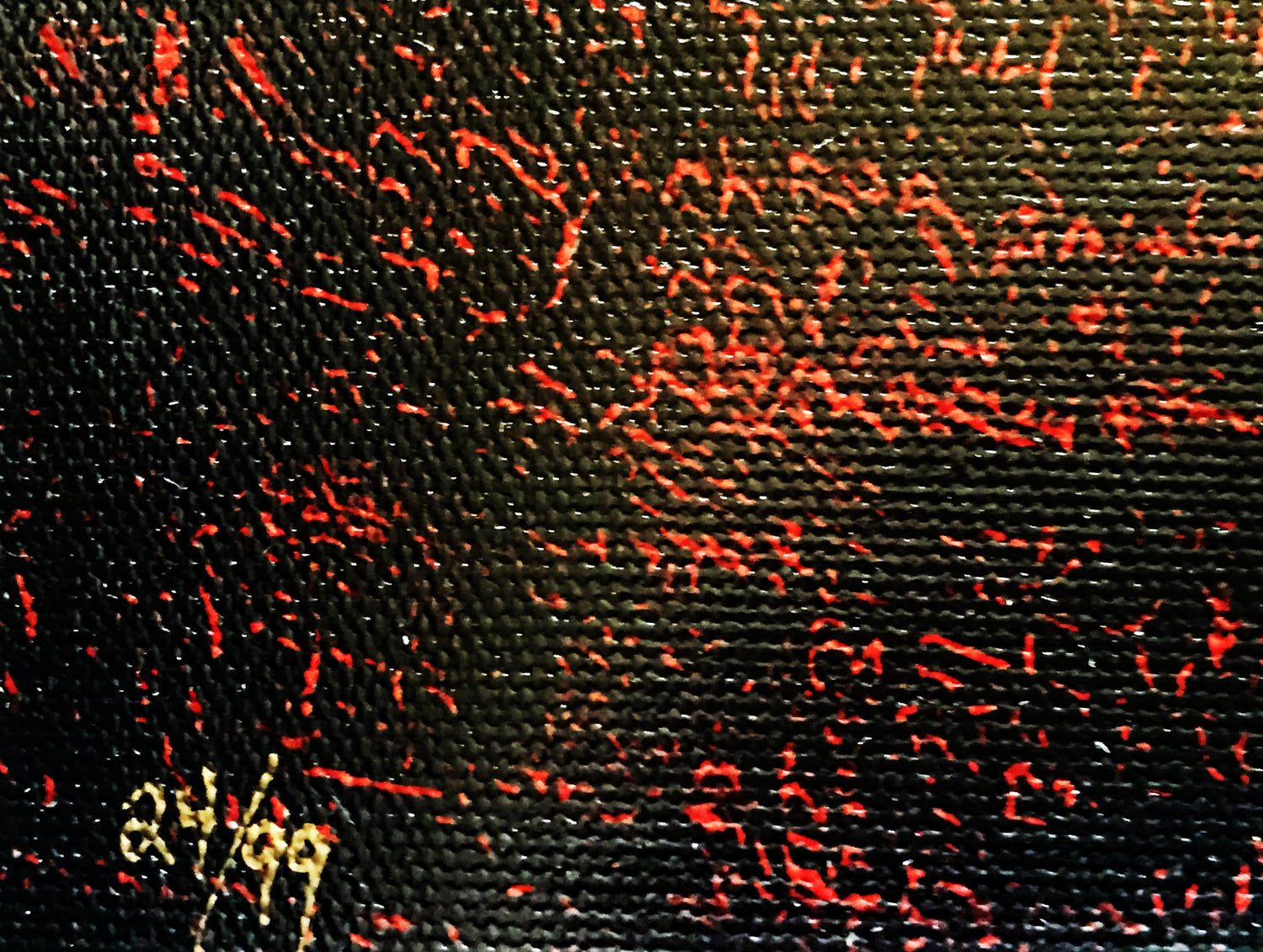 Eastern Moon Chris Dellorco Canvas Giclée Print Artist Signed and Numbered