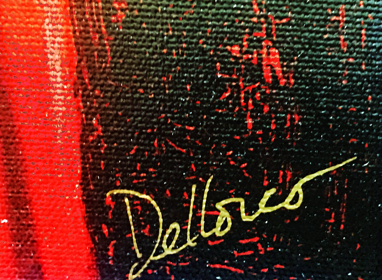 Eastern Moon Chris Dellorco Canvas Giclée Print Artist Signed and Numbered