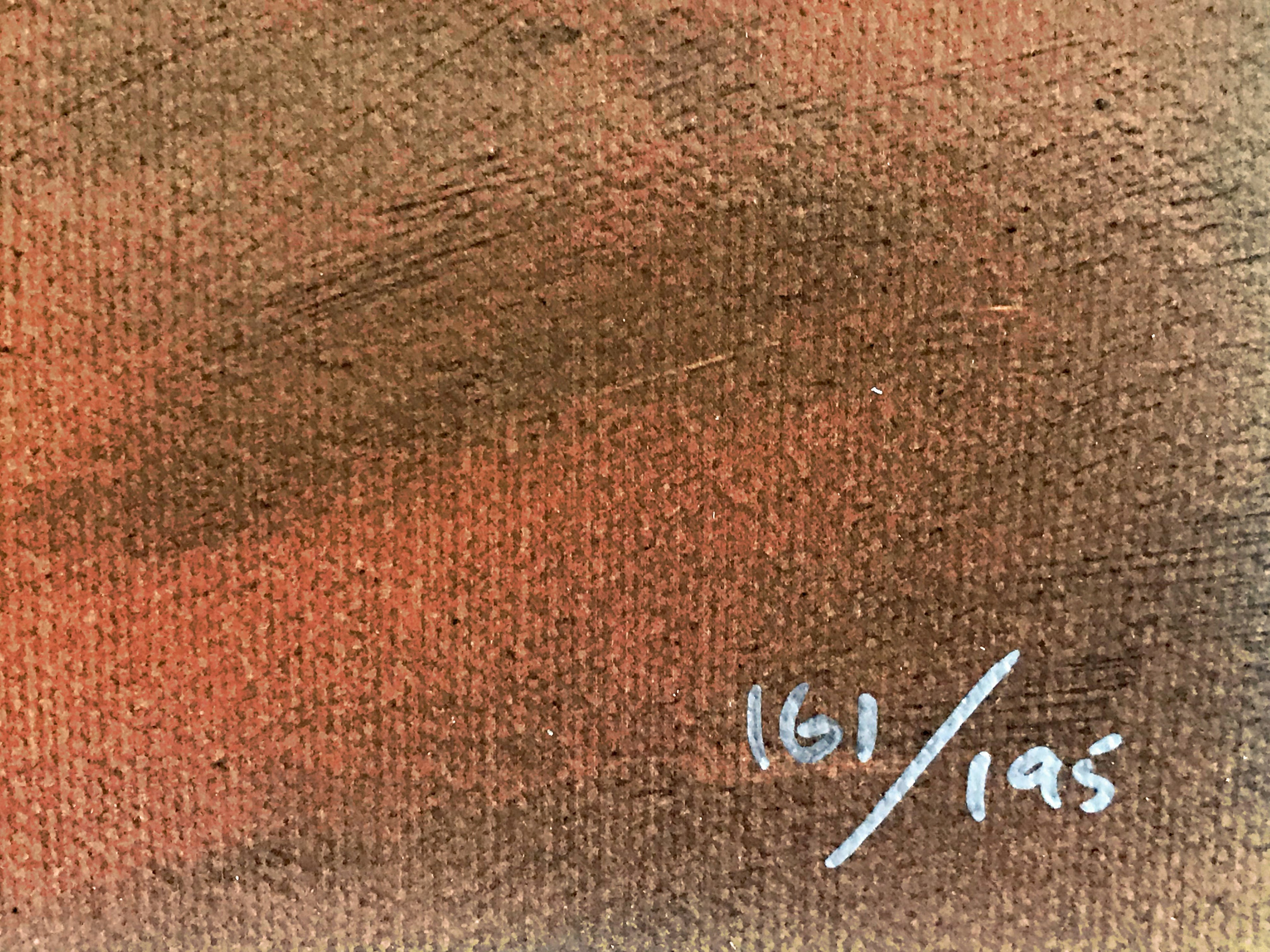 Thinking Pink Carrie Graber Canvas Giclée Print Artist Hand Signed and Numbered