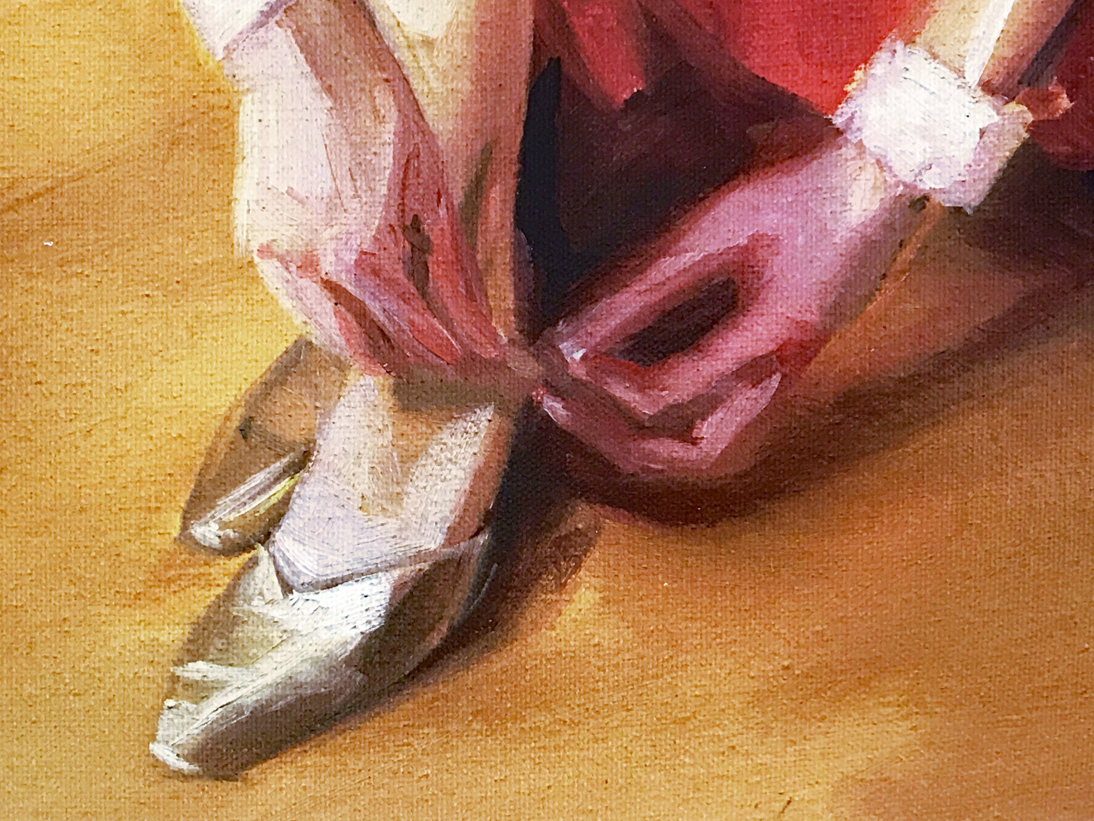 Thinking Pink Carrie Graber Canvas Giclée Print Artist Hand Signed and Numbered